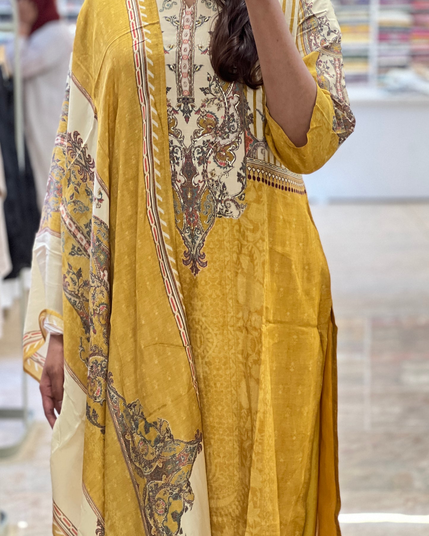 Tela by ash women muslin salwar suit set