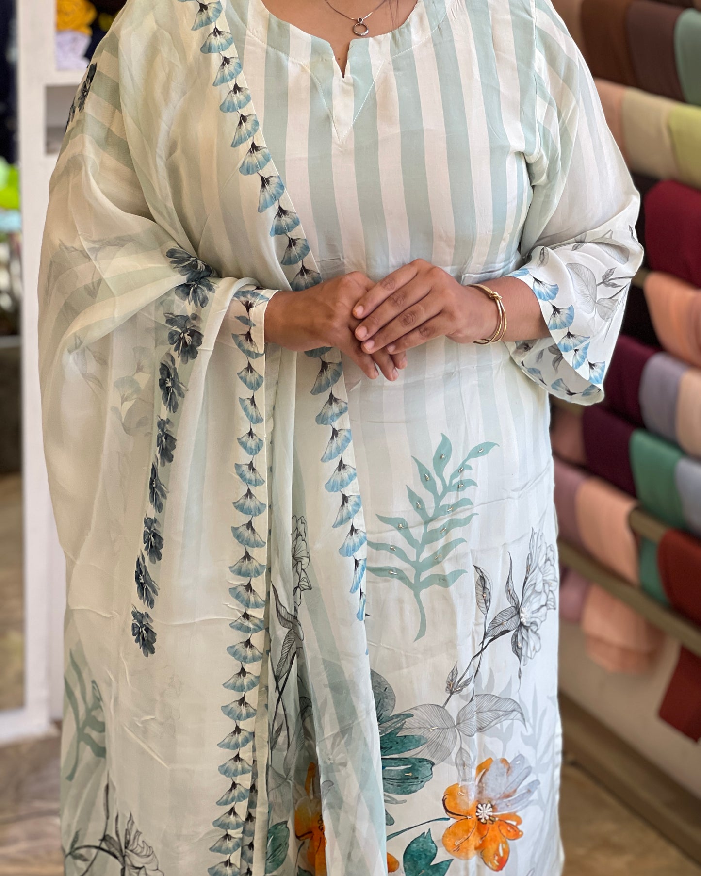 Semi partywear salwar plus size