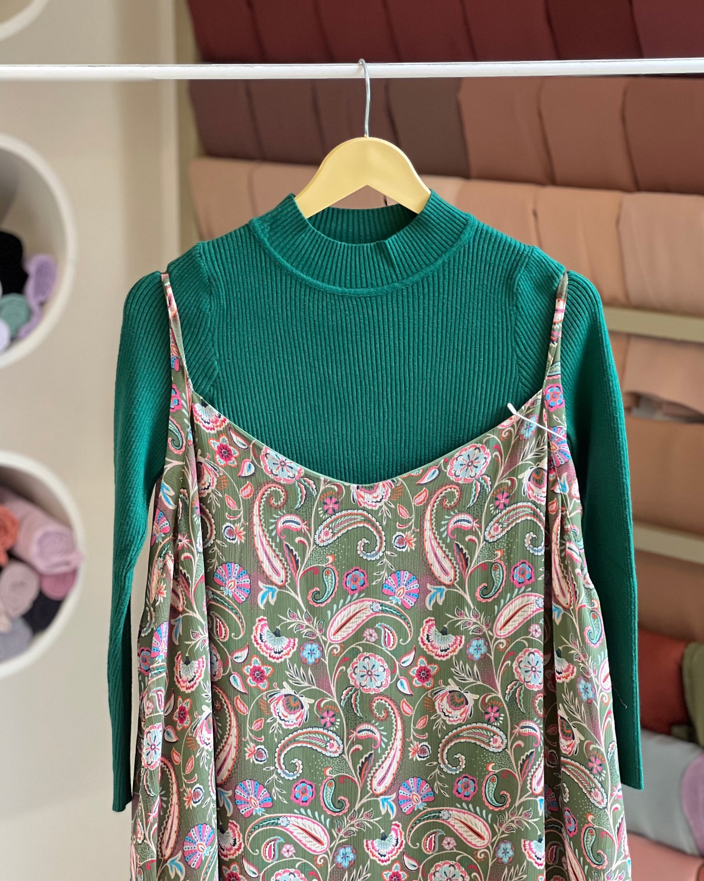 Tela by ash women paisley print pinafore