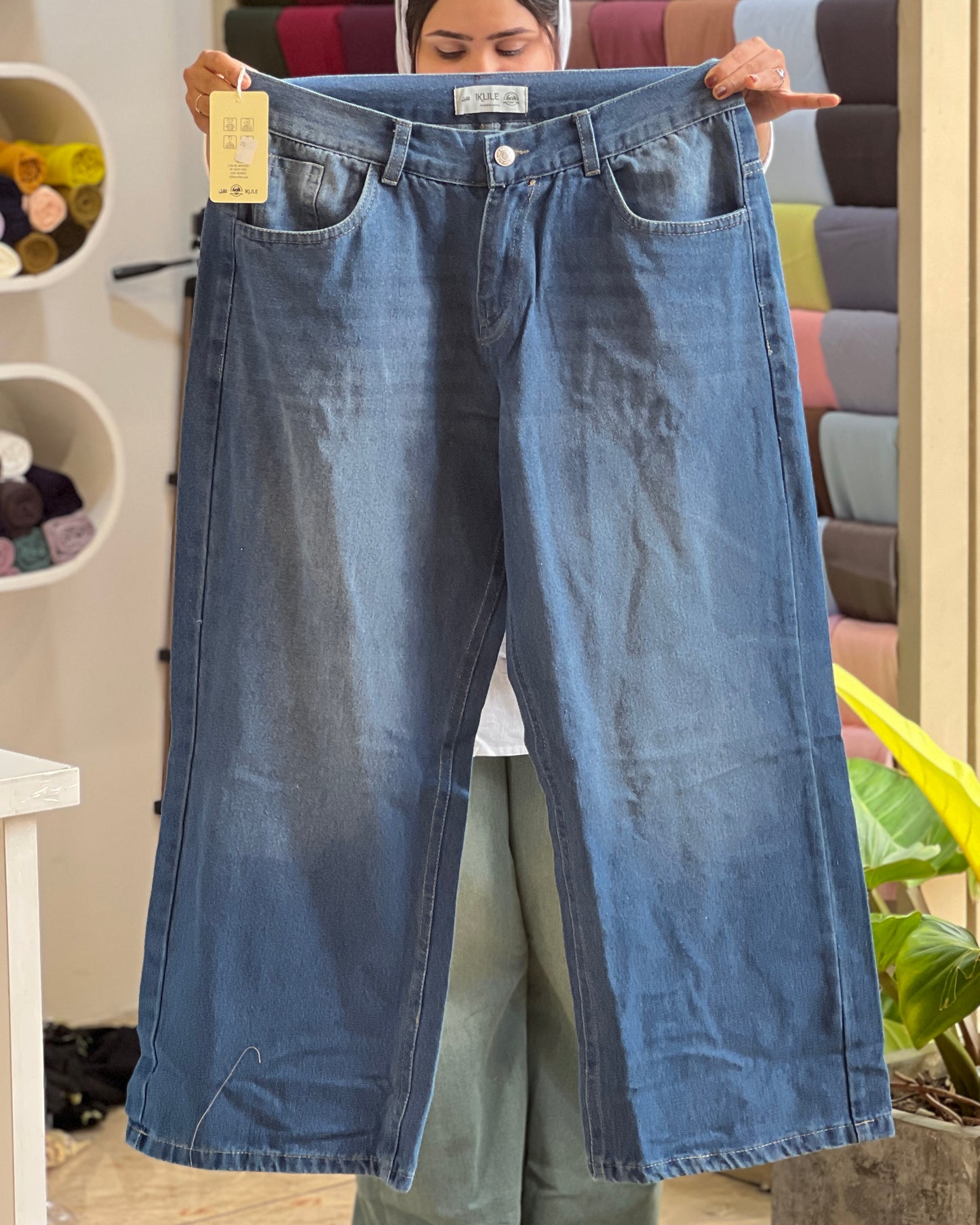 Plus size baggy jeans