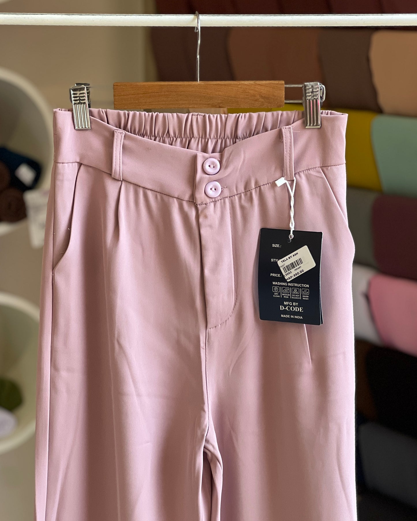 Women’s imported light pink Korean pant
