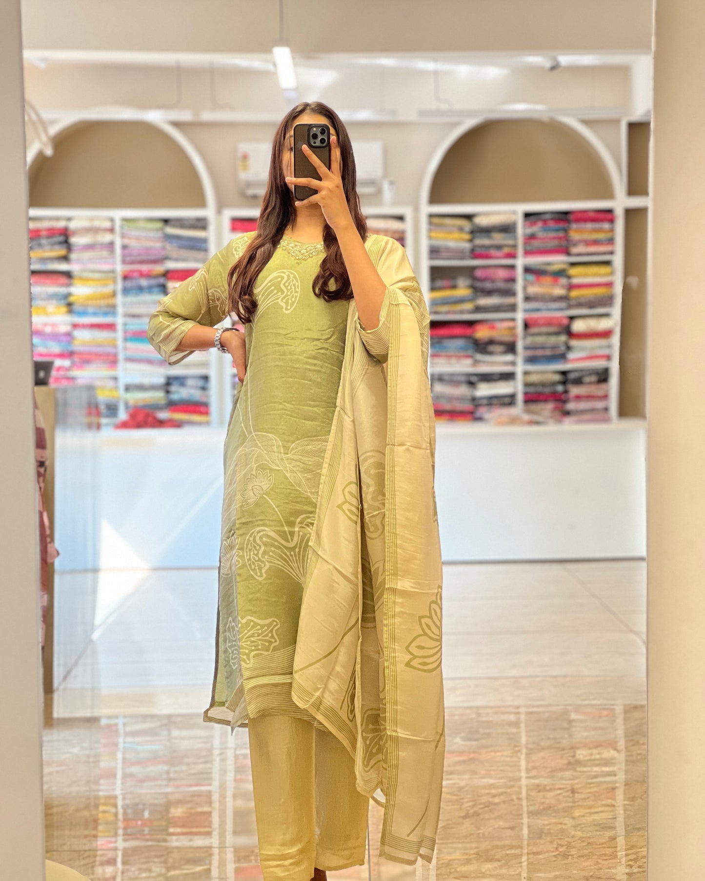 Tela by ash women Muslin printed salwar suit