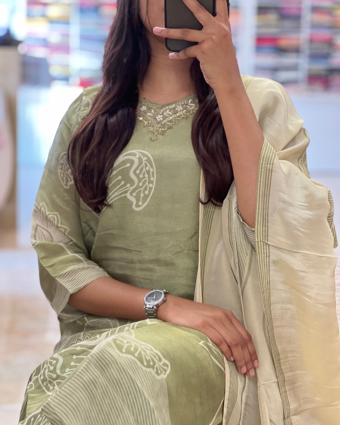 Tela by ash women Muslin printed salwar suit