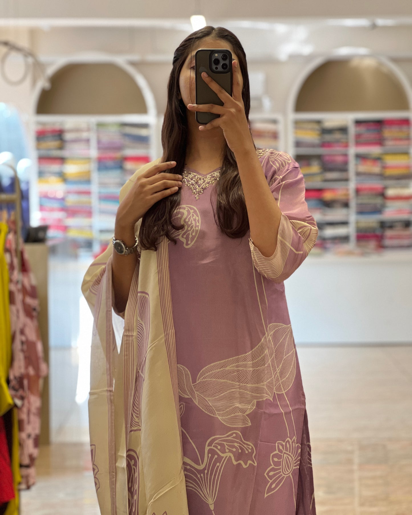 Tela by ash women Muslin printed salwar suit