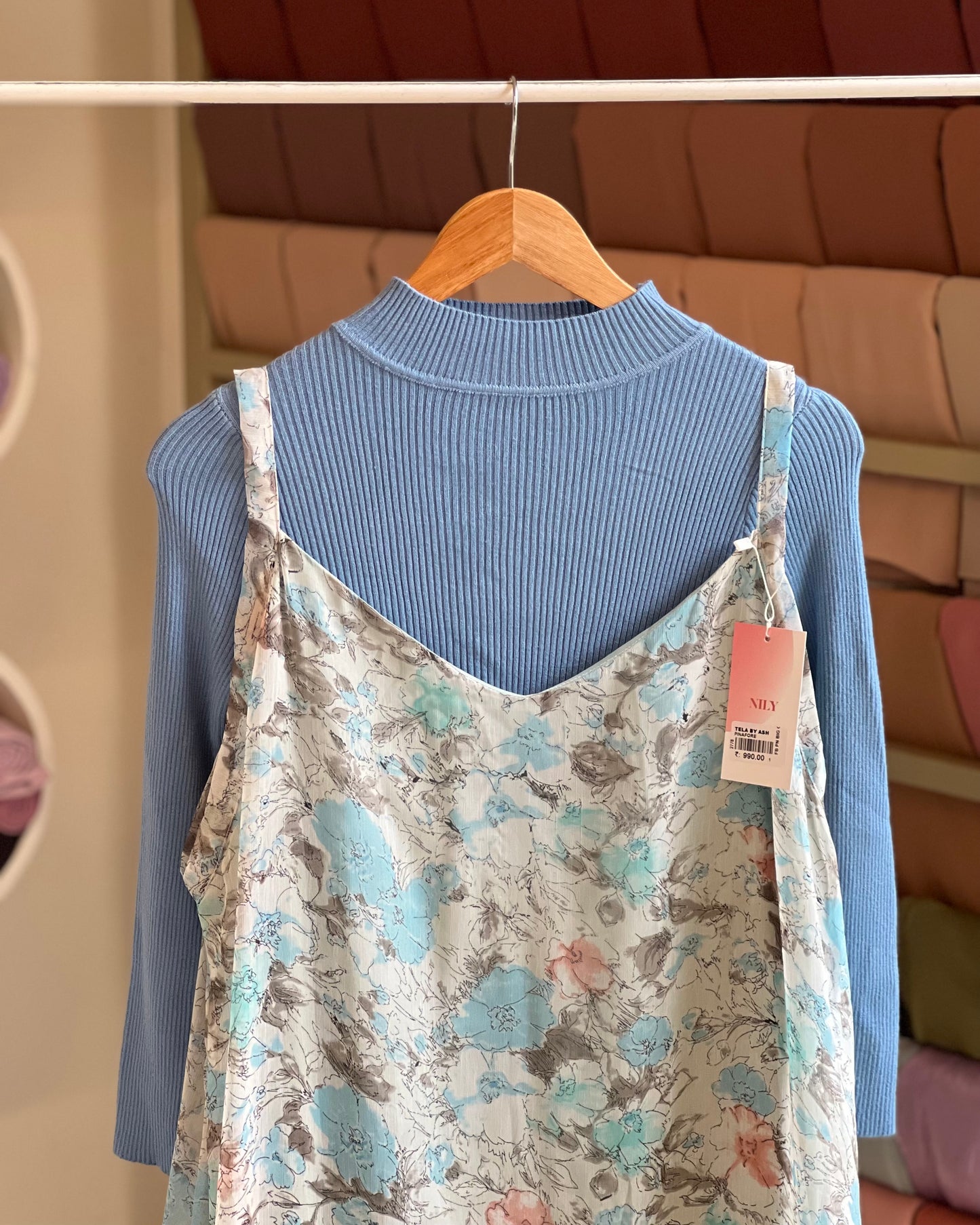 Tela by ash women printed pinafore