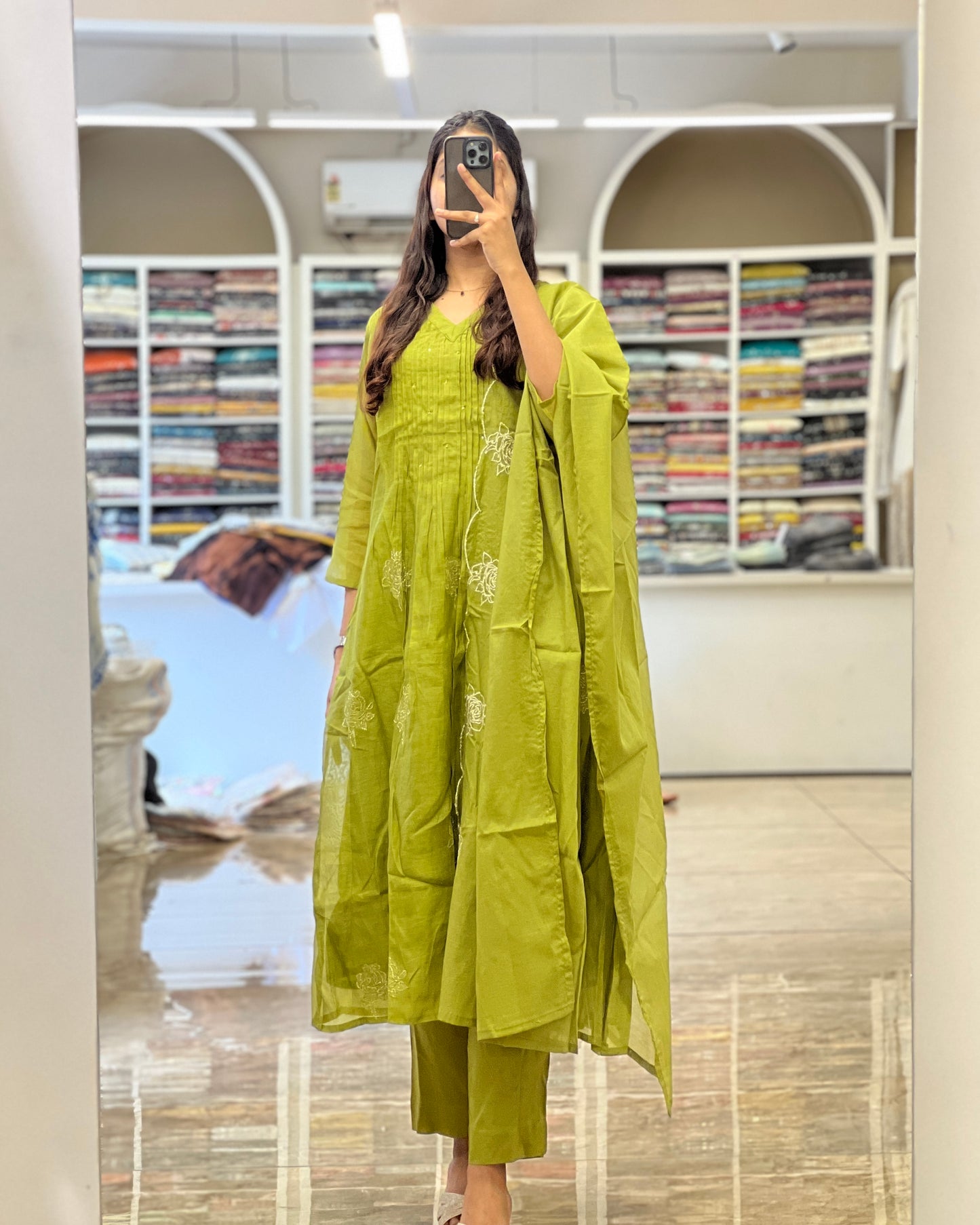 Tela by ash women Anarkali salwar set