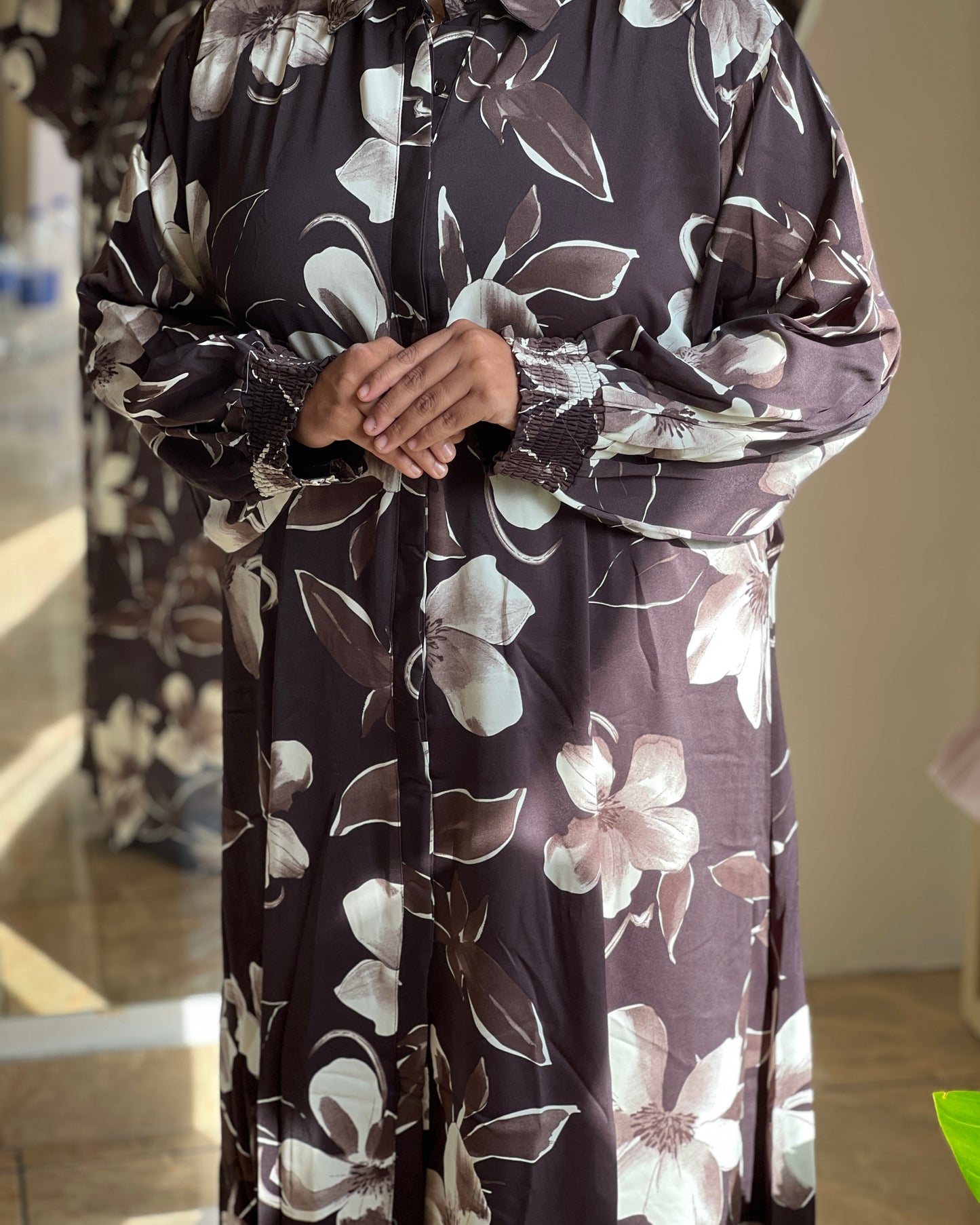 Floral gown dress