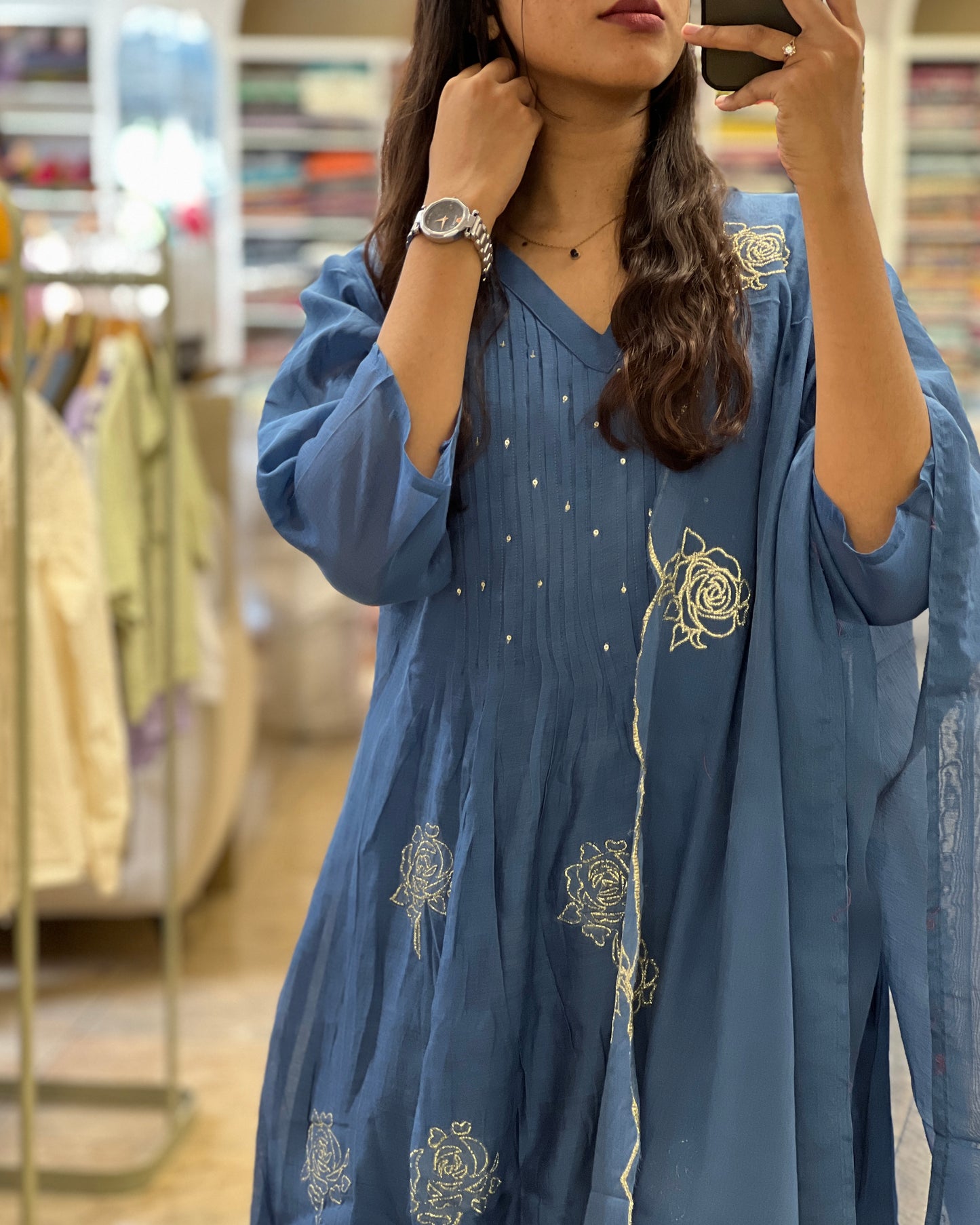 Tela by ash women Anarkali salwar set