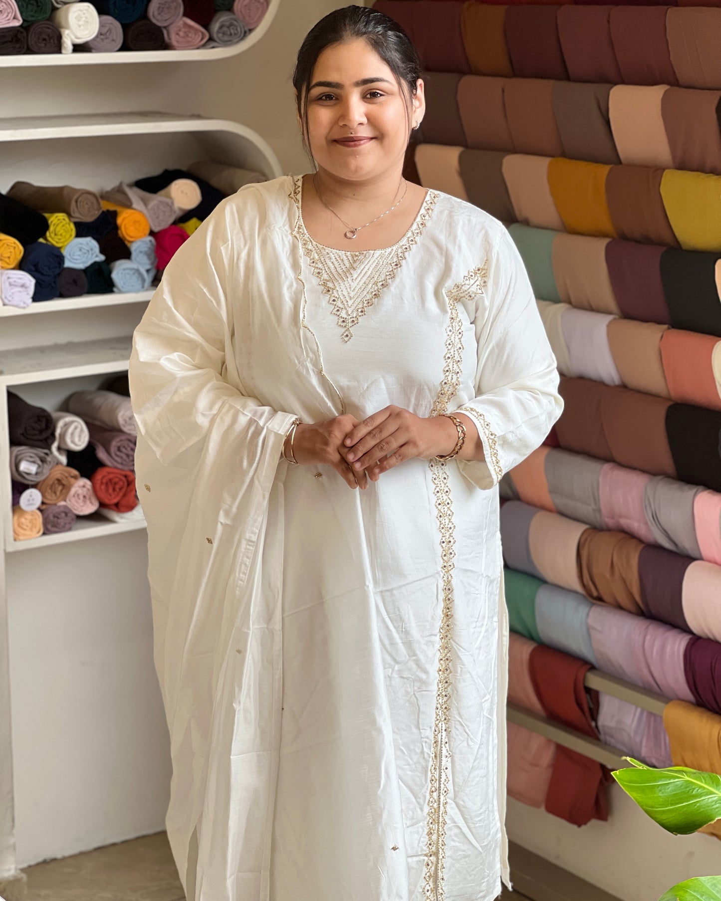 Plus size partywear salwar