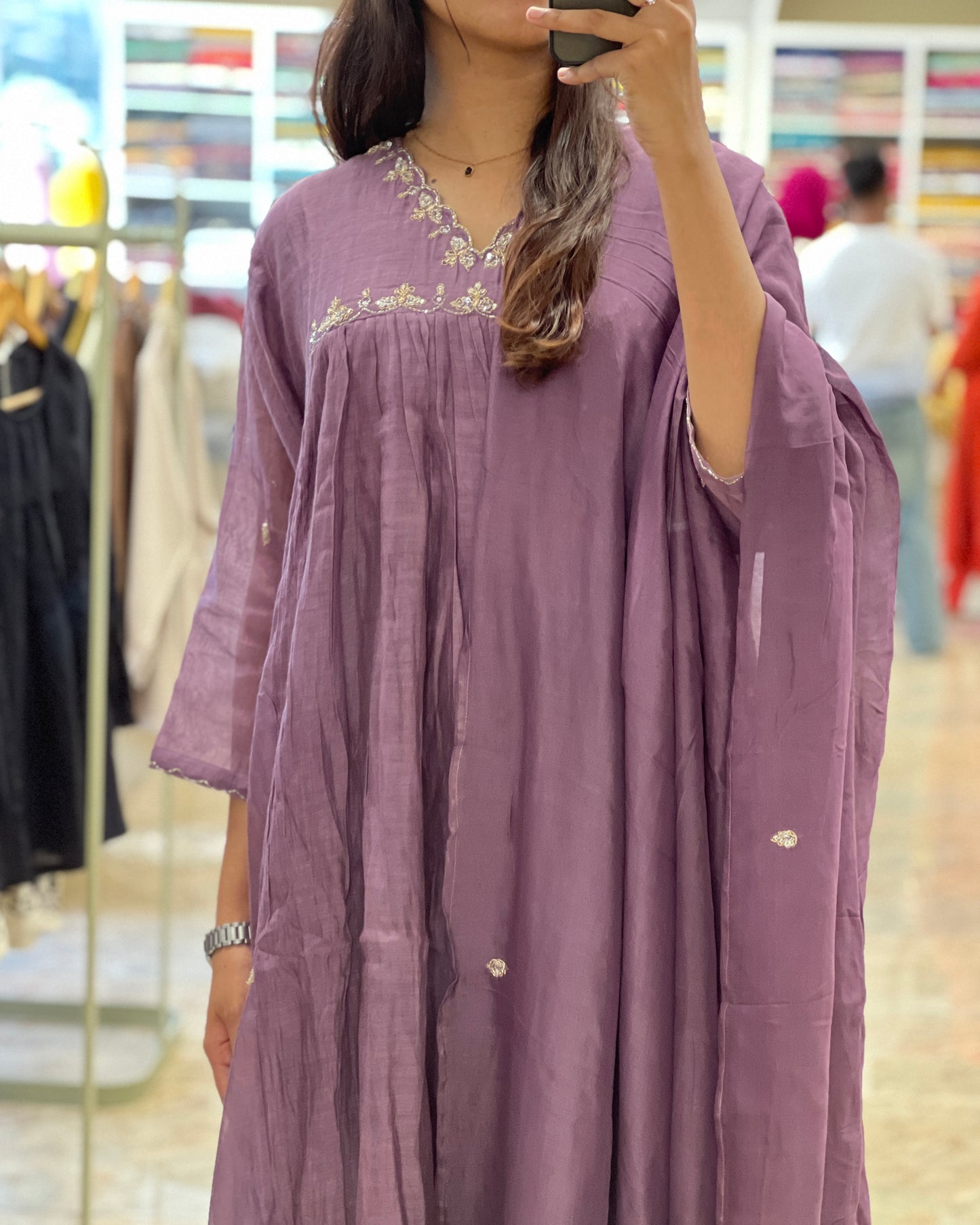 Tela by ash women mul chanderi salwar