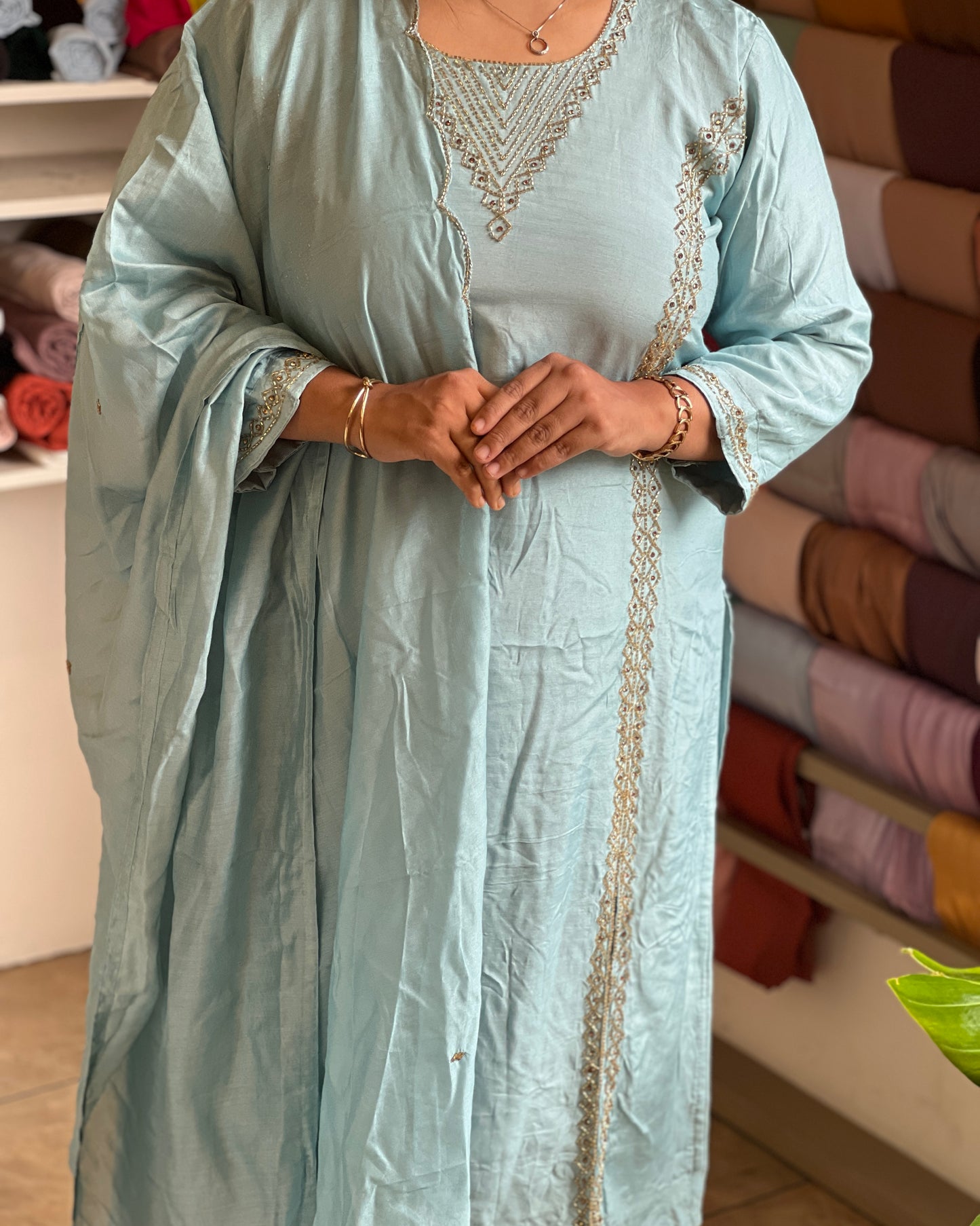 Plus size partywear salwar