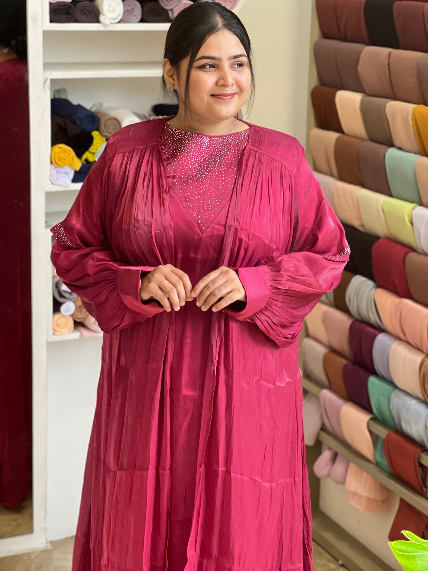 Plus size party wear gown