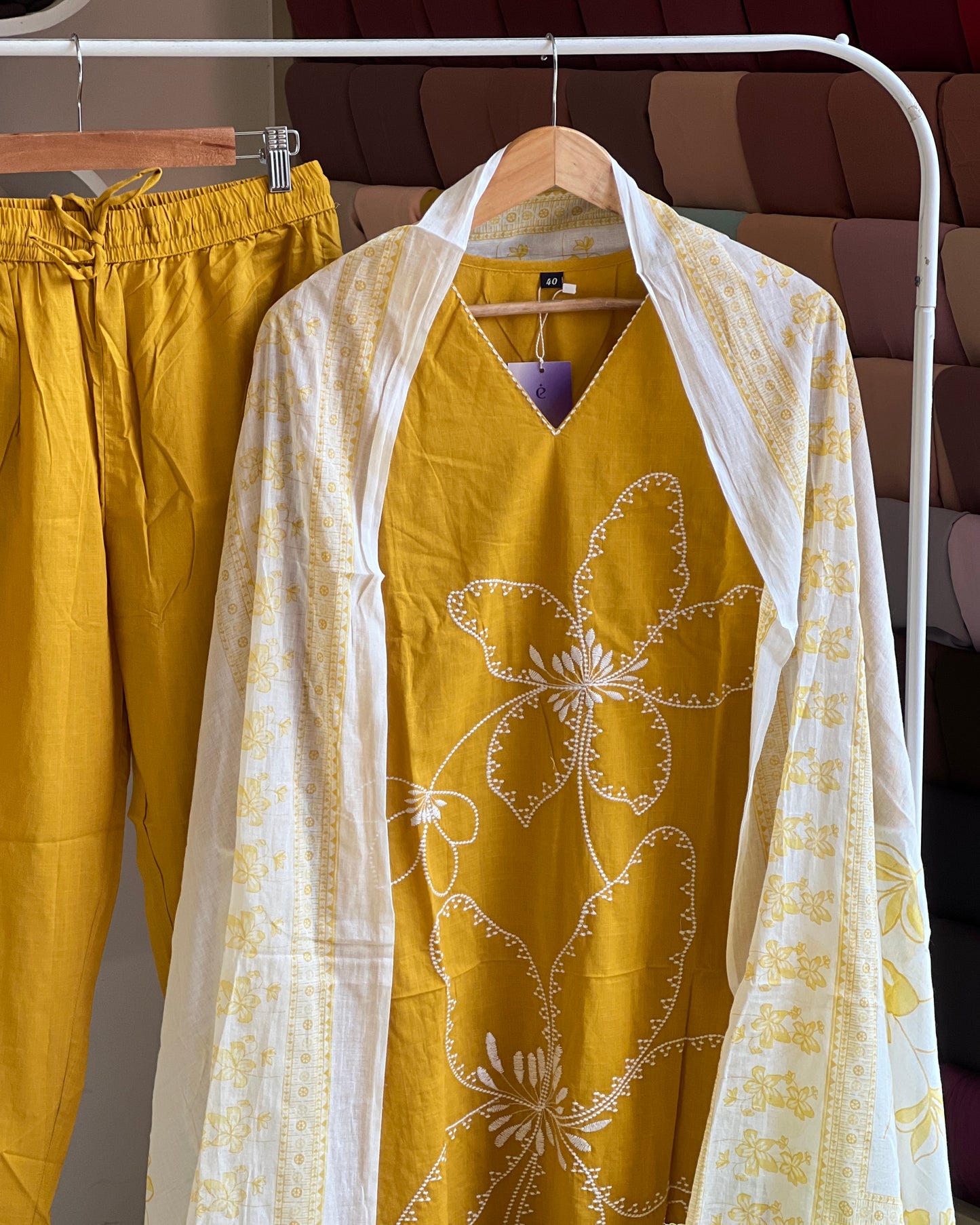 Women’s yellow Cotton salwar