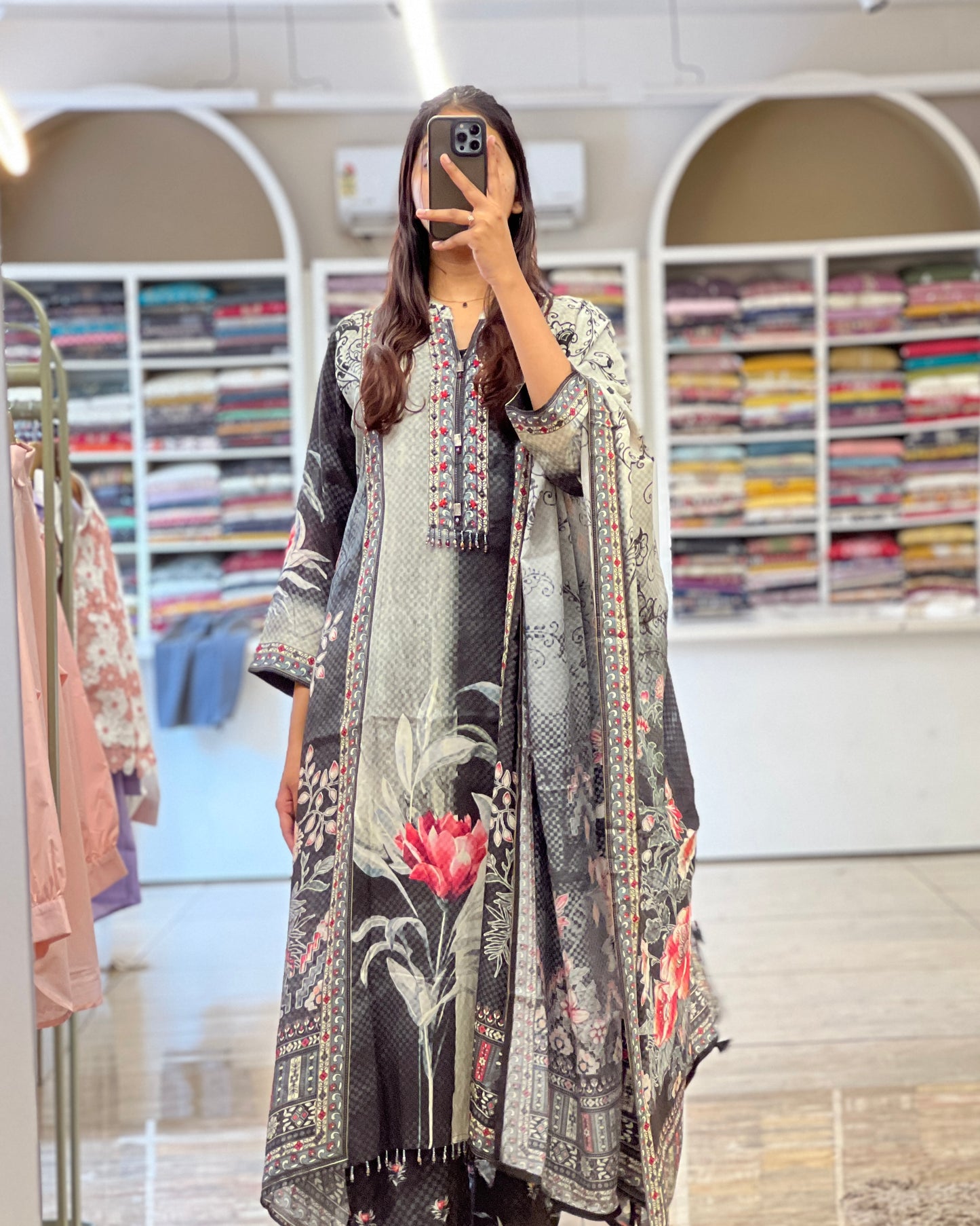 Tela by ash women muslin salwar suit