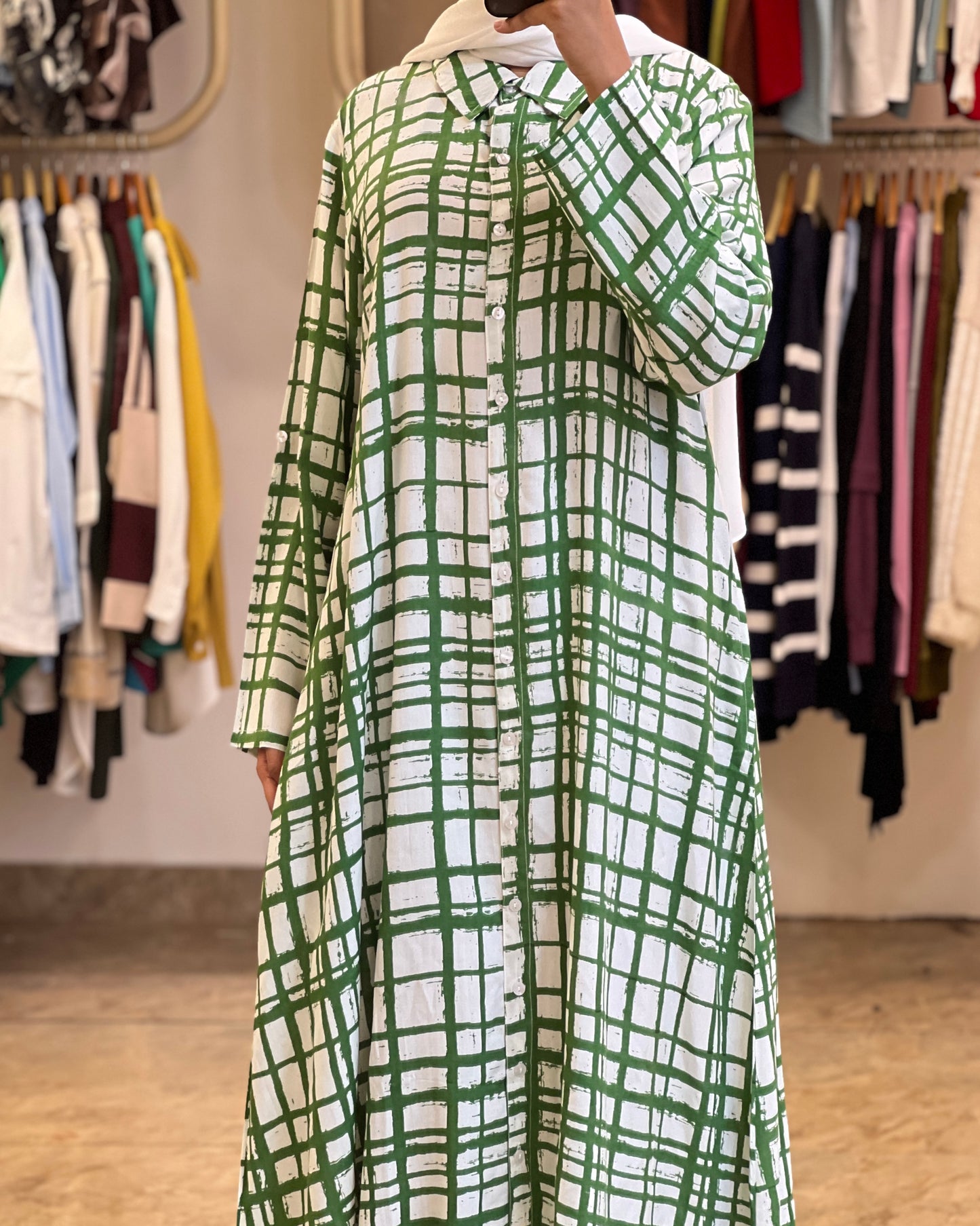 Tela by ash women check long top