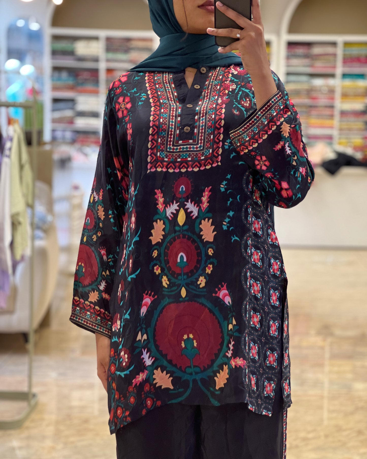 Tela by ash women printed imported co-ord set