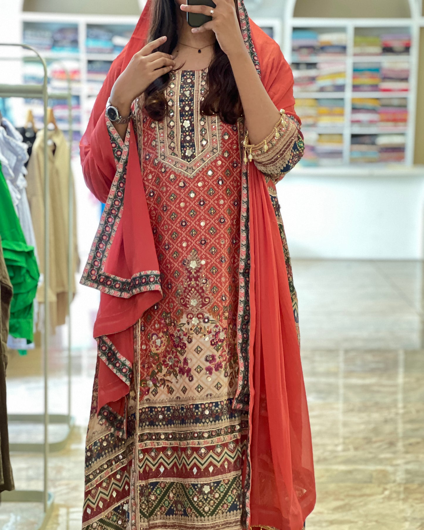 Tela by ash women Pakisthani suit set
