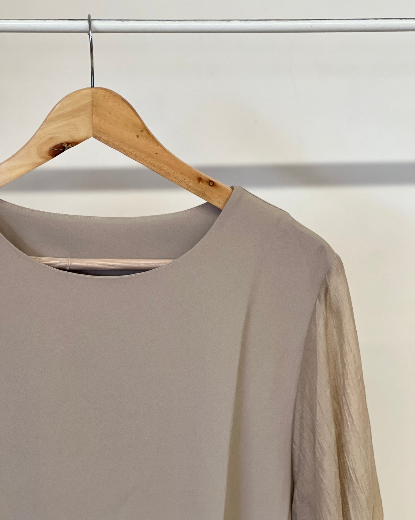 Tela by ash women beige solid top