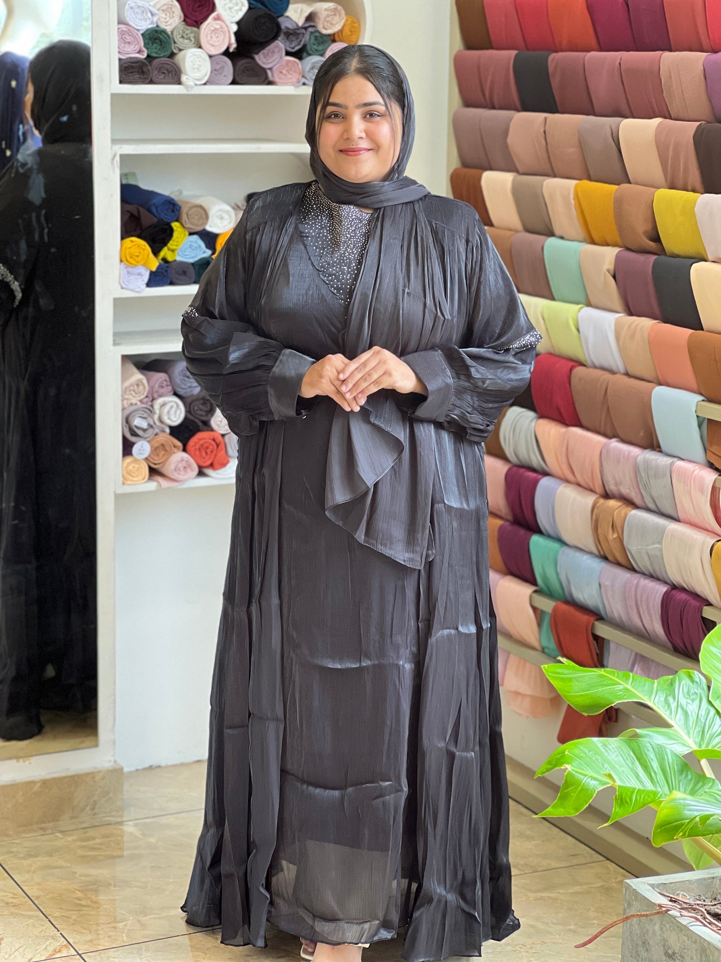 Plus size party wear gown