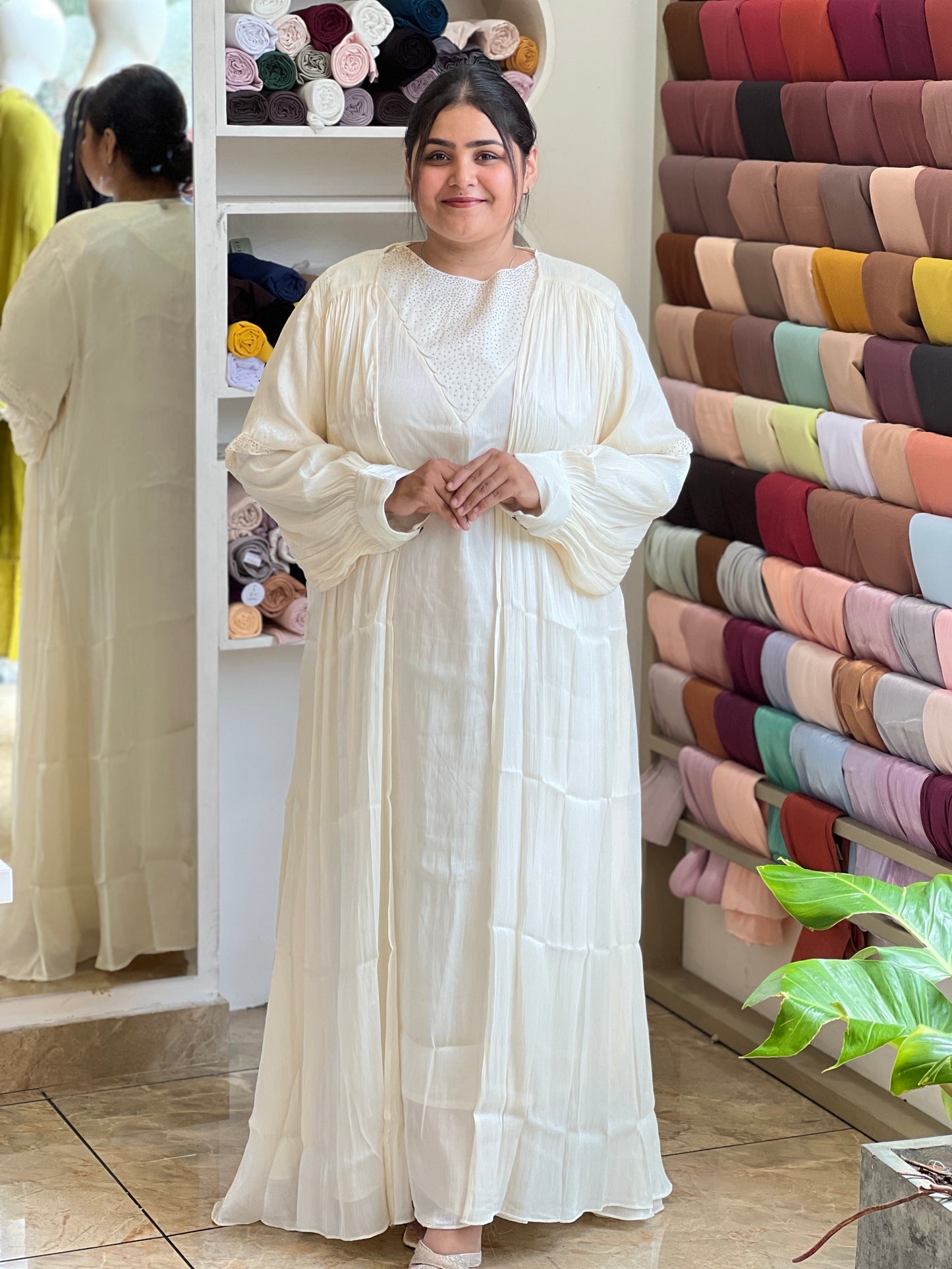 Plus size party wear gown