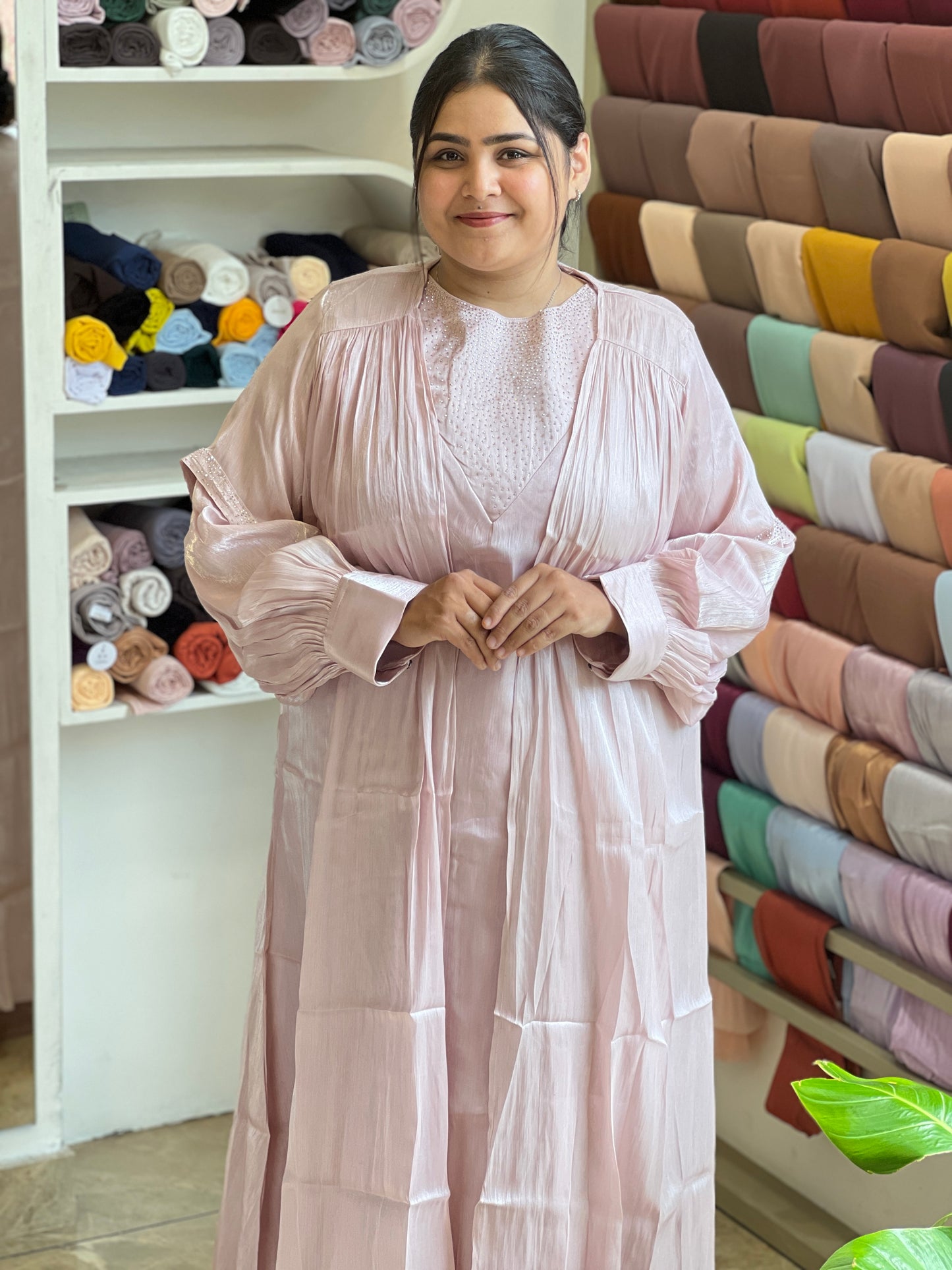 Plus size party wear gown