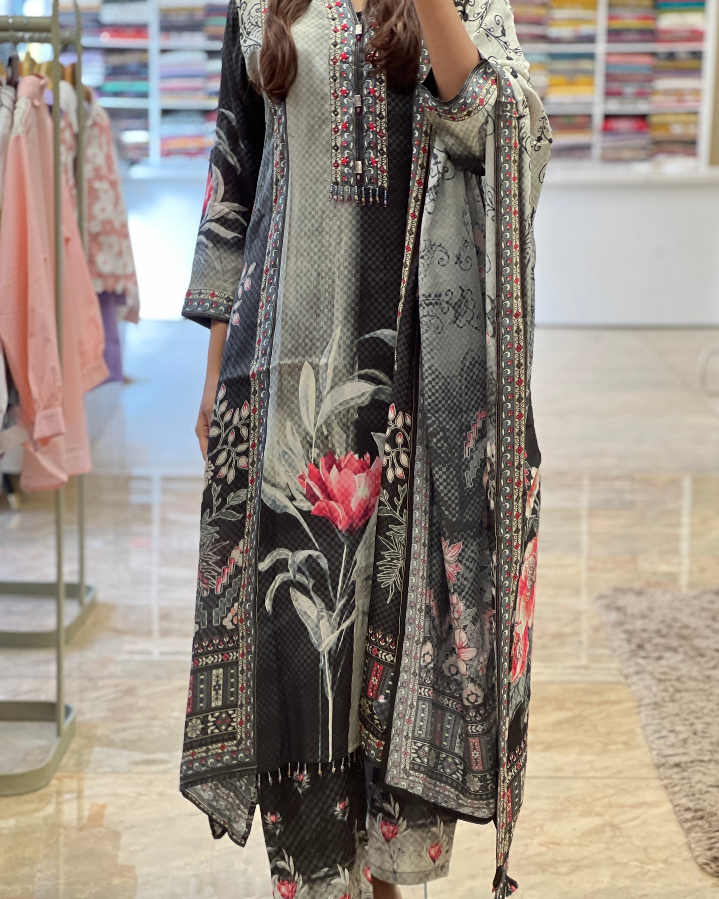 Tela by ash women muslin salwar suit