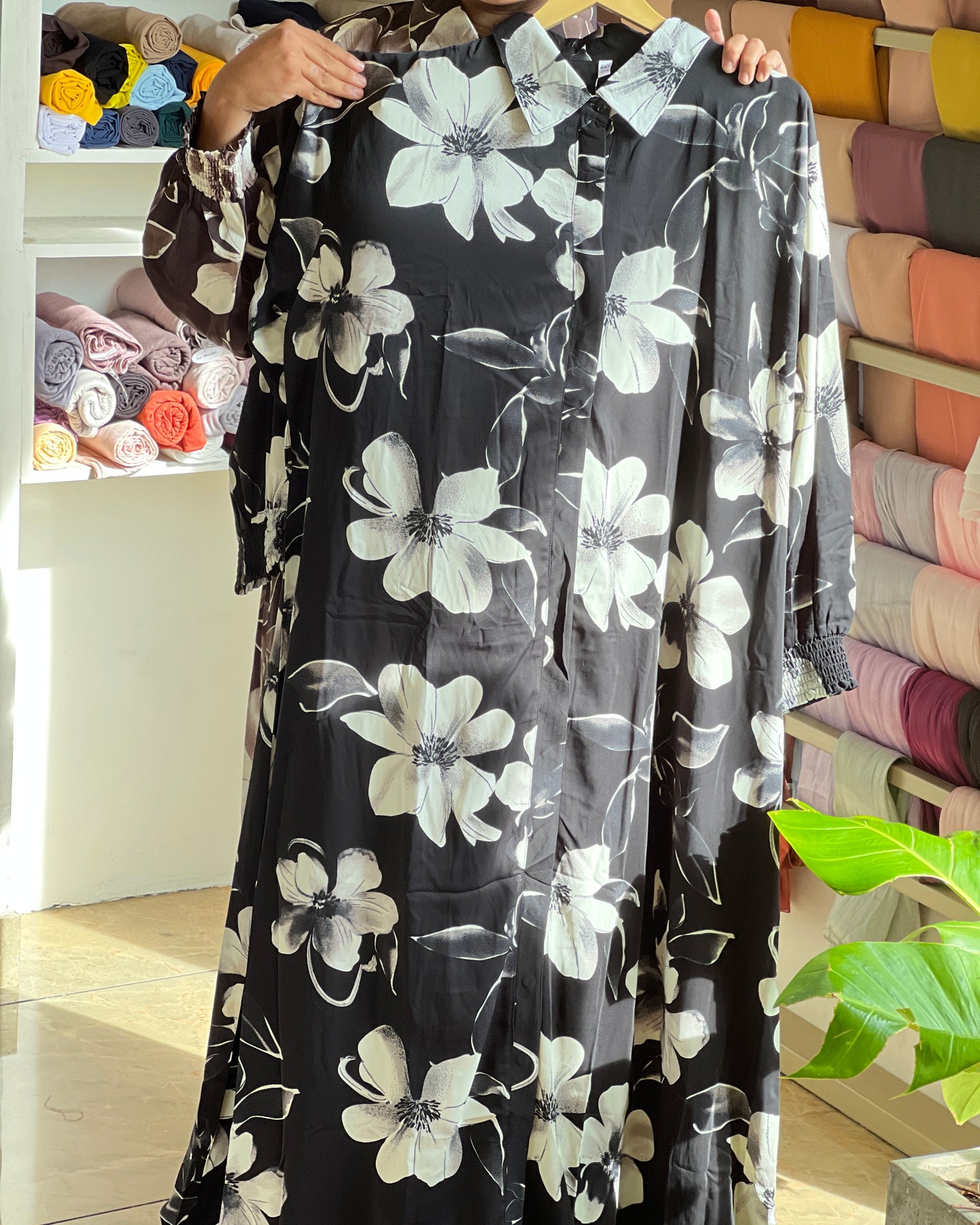 Floral gown dress