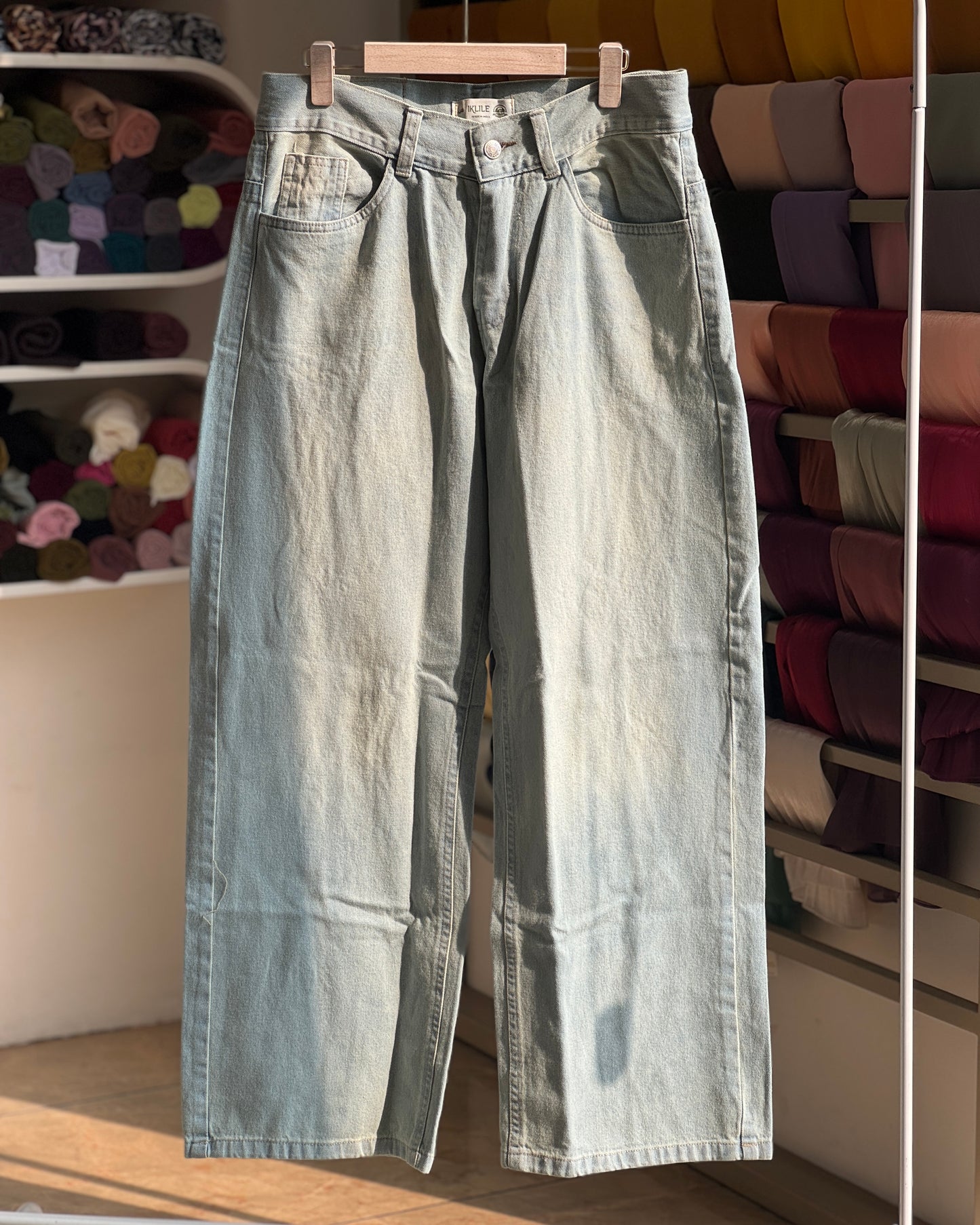 Plus size baggy jean