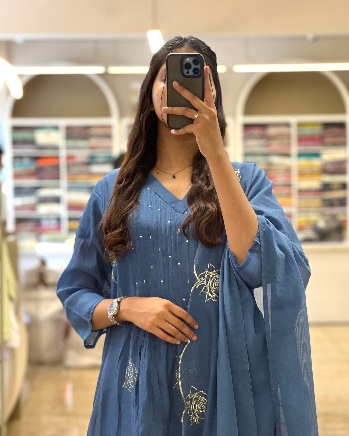 Tela by ash women Anarkali salwar set