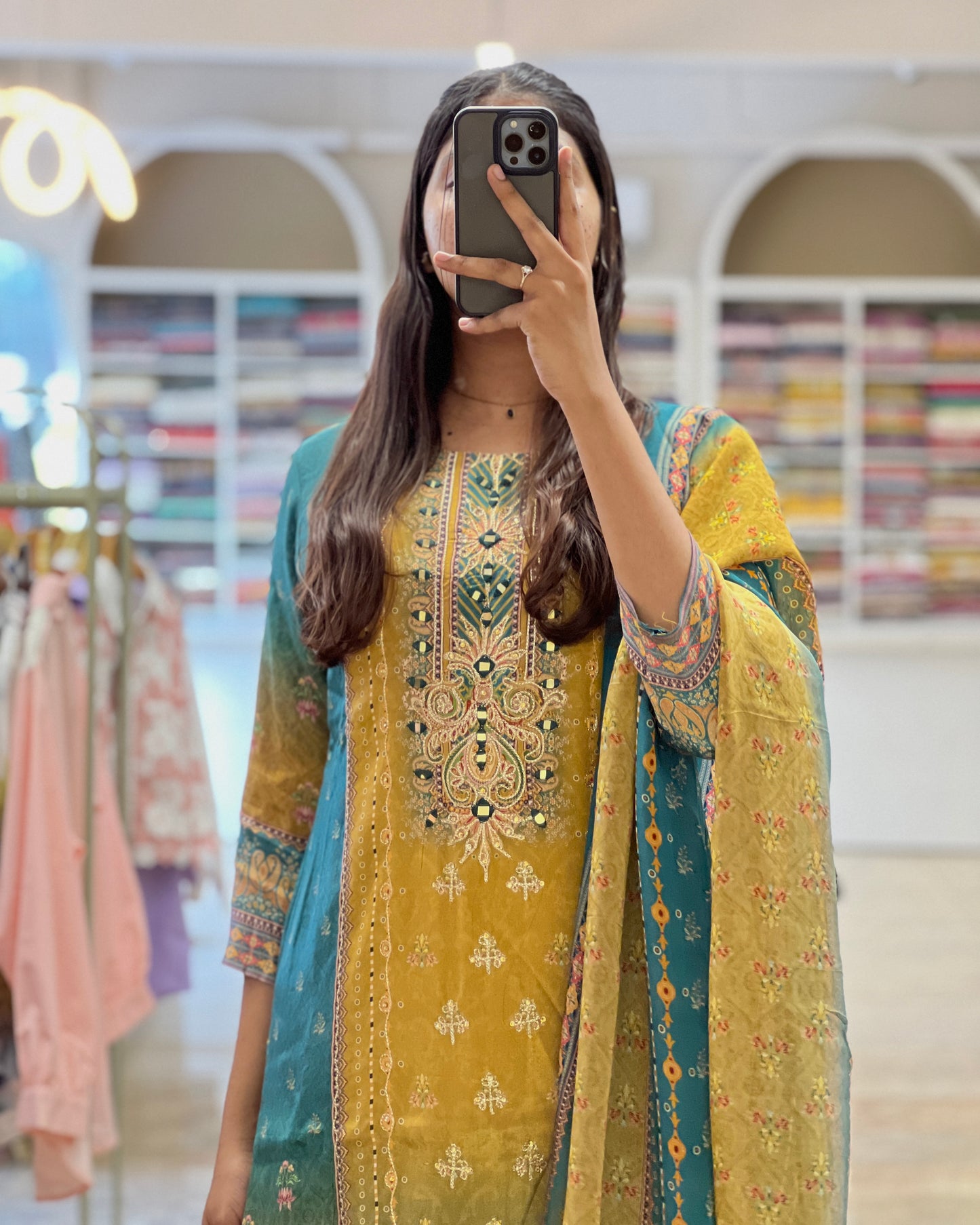 Tela by ash women muslin party wear salwar
