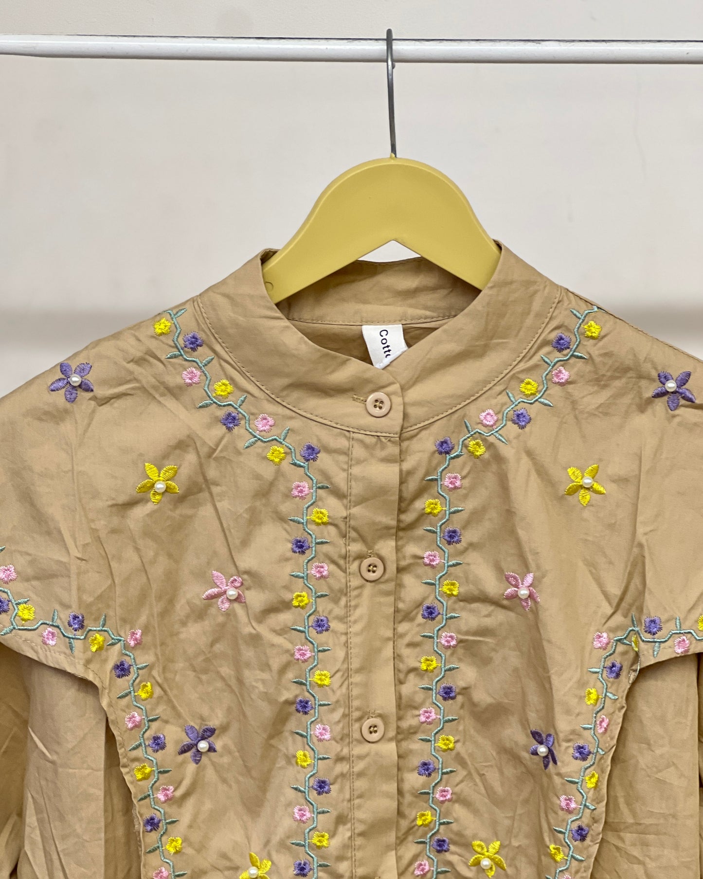 Tela by ash women floral embroidery top
