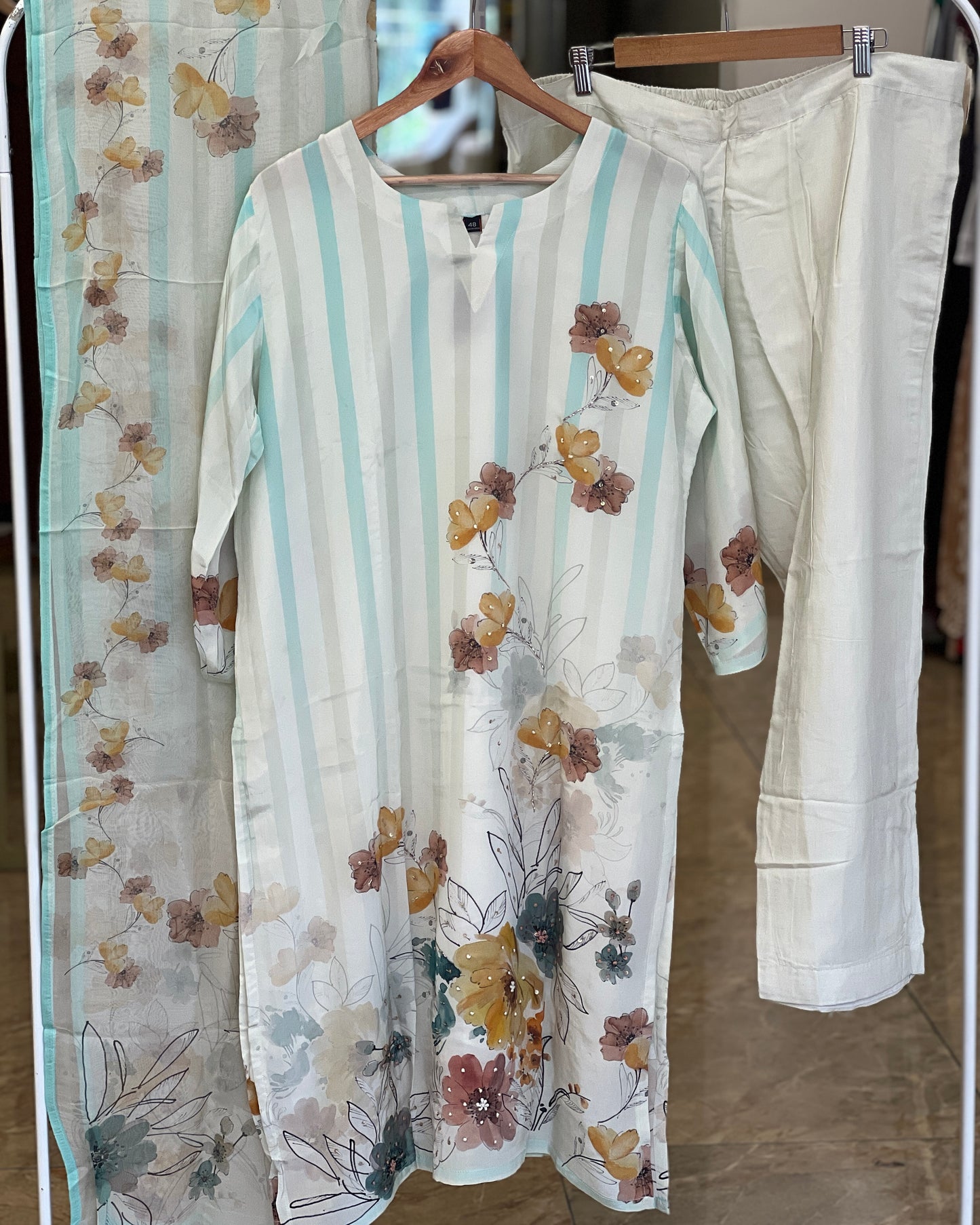 Semi partywear salwar plus size