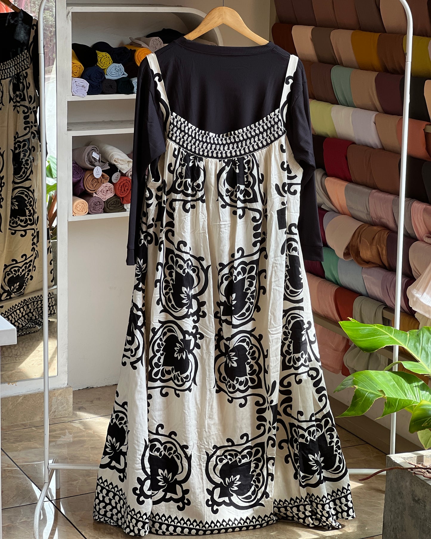 Plus size pinafore