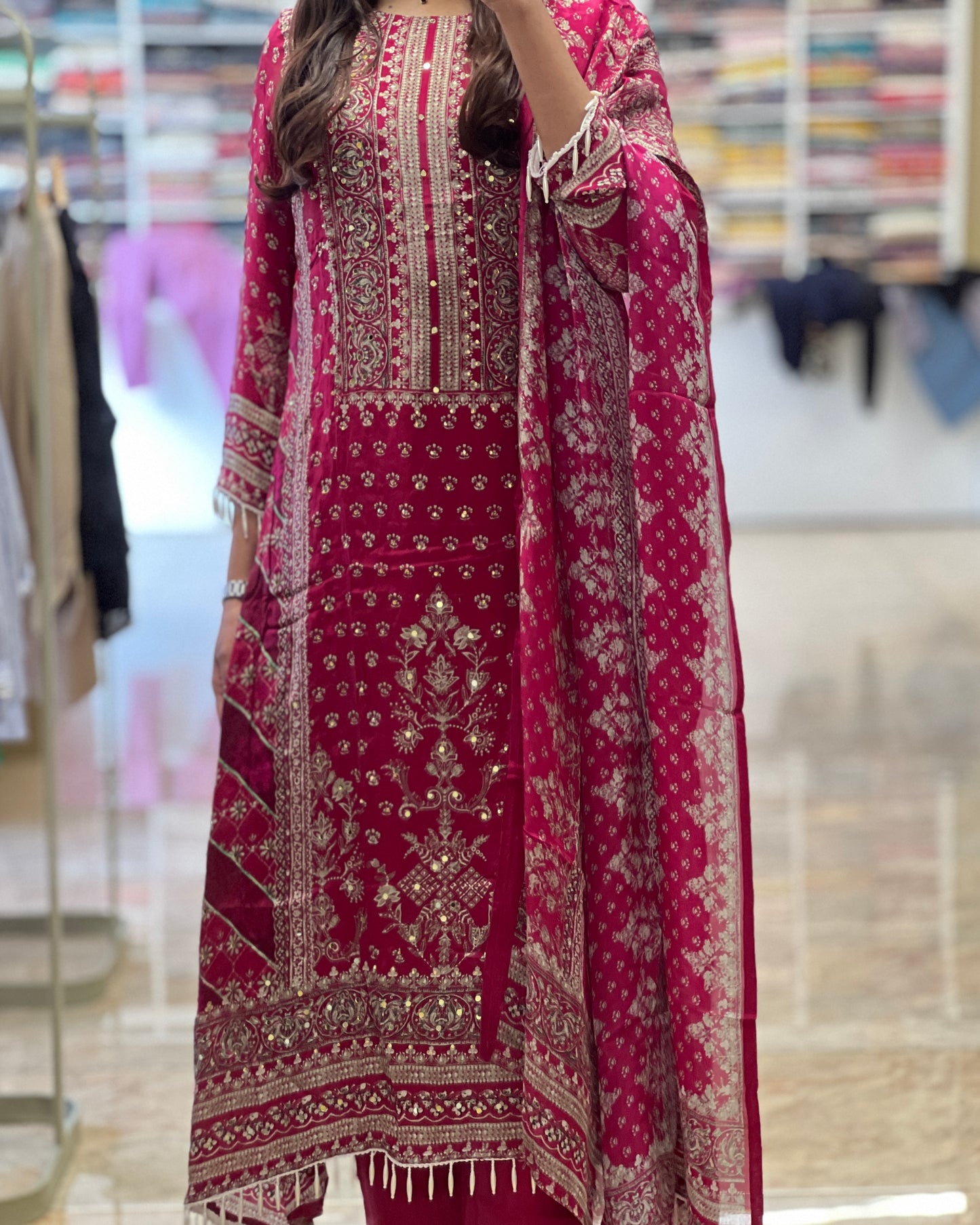 Tela by ash premium Pakisthan suit