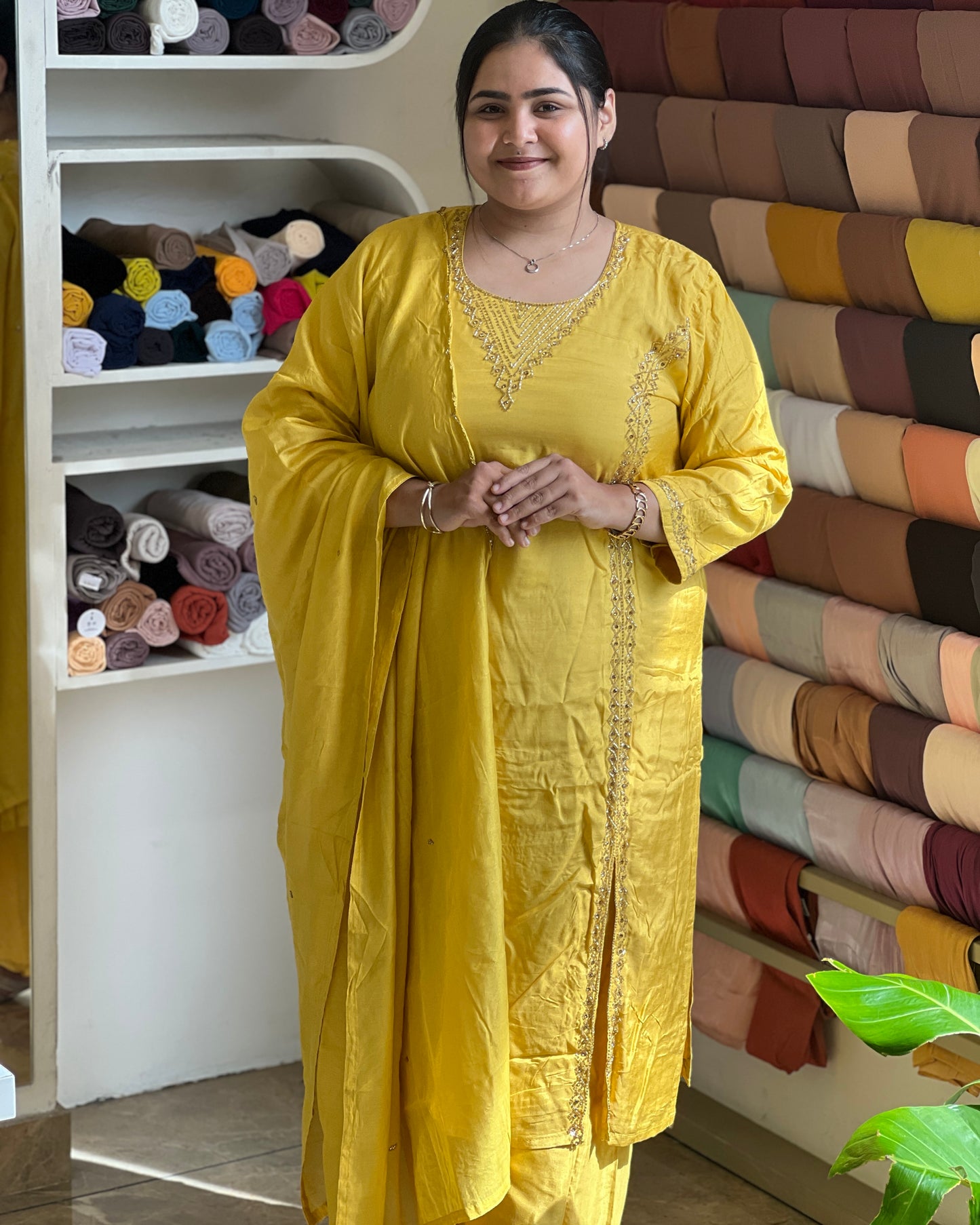 Plus size partywear salwar