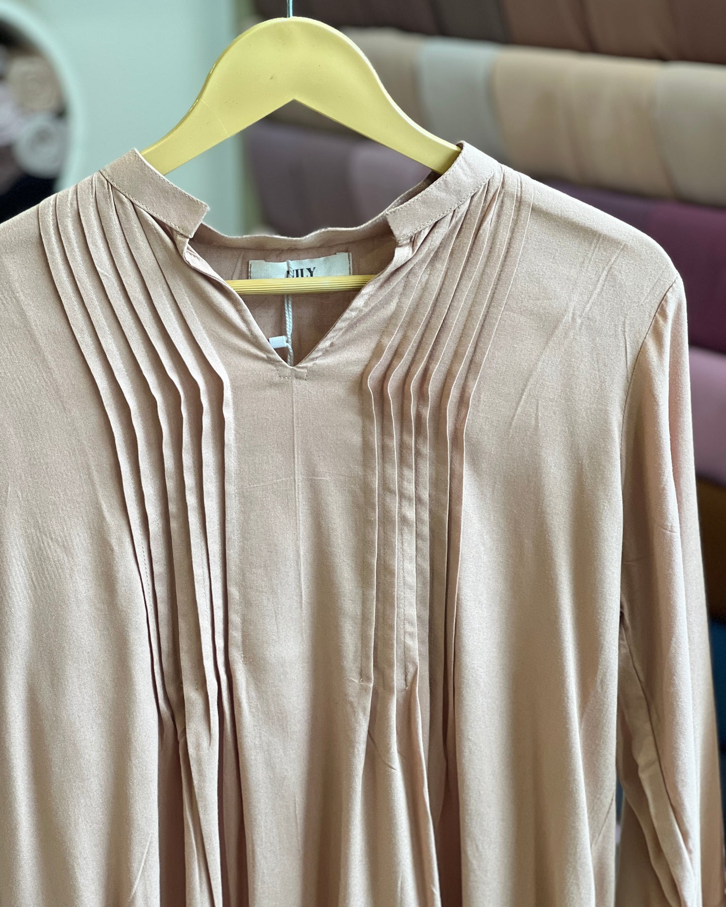 Tela by ash women pleated tunic top