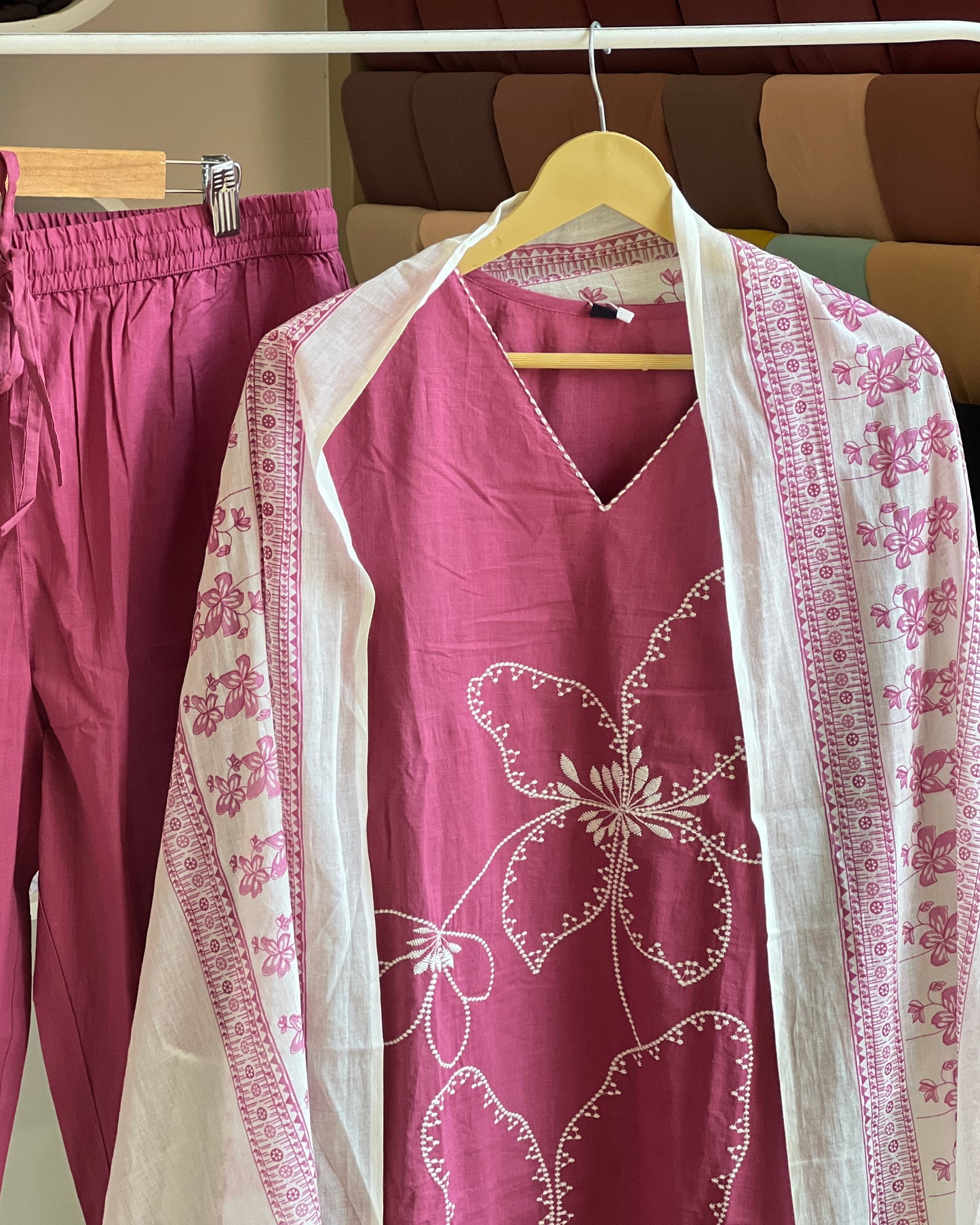 Women’s Pink Cotton salwar