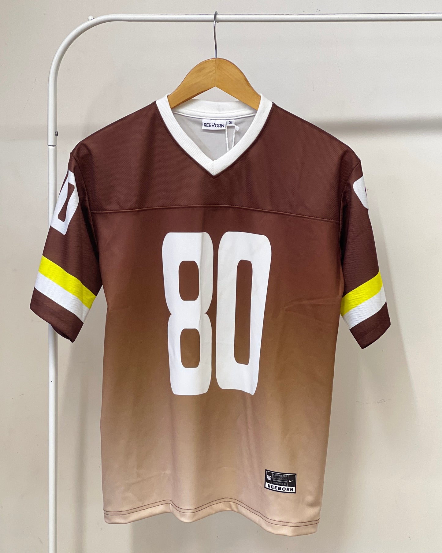 Tela by ash women brown v-neck jersey