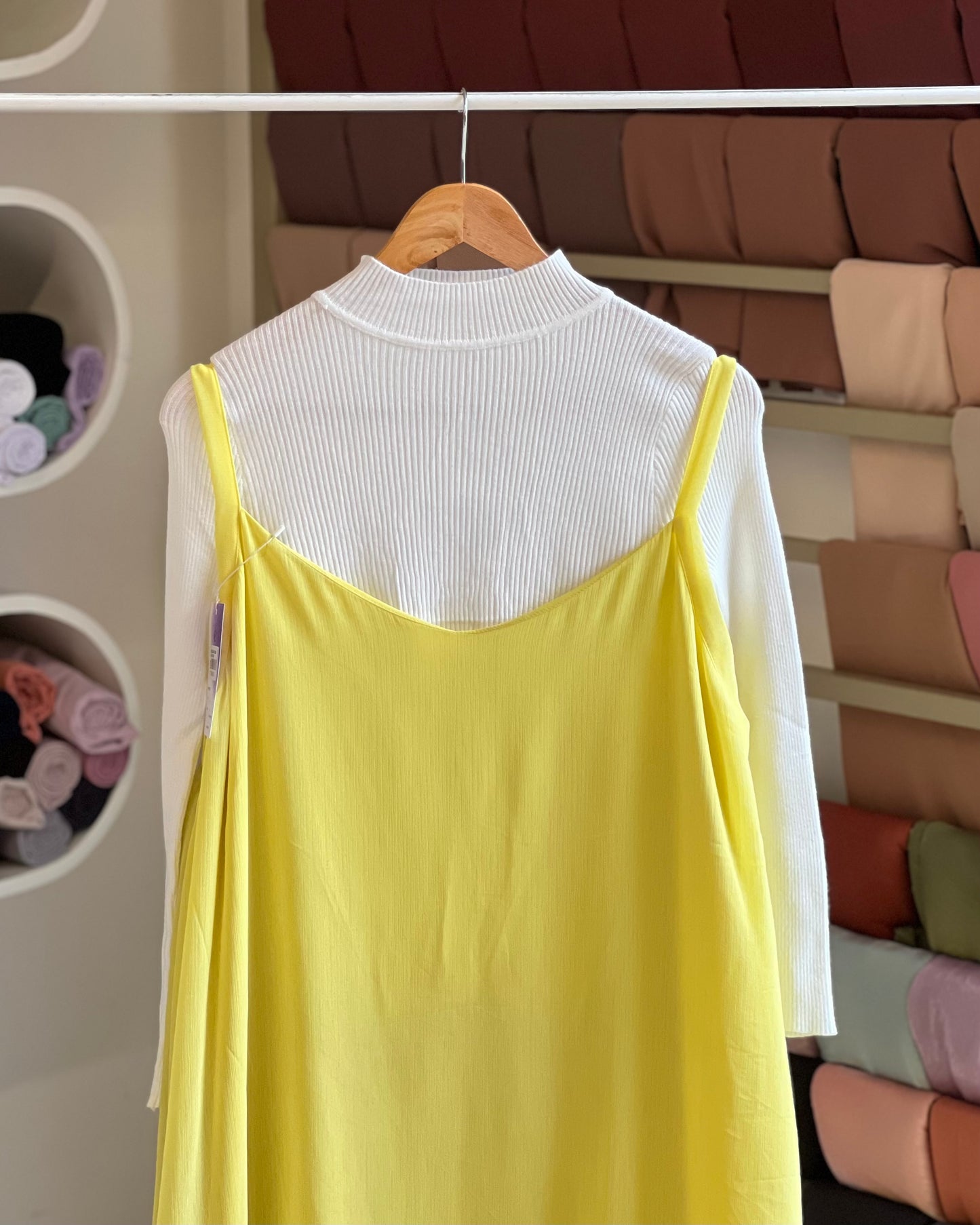 Tela by ash women yellow pinafore