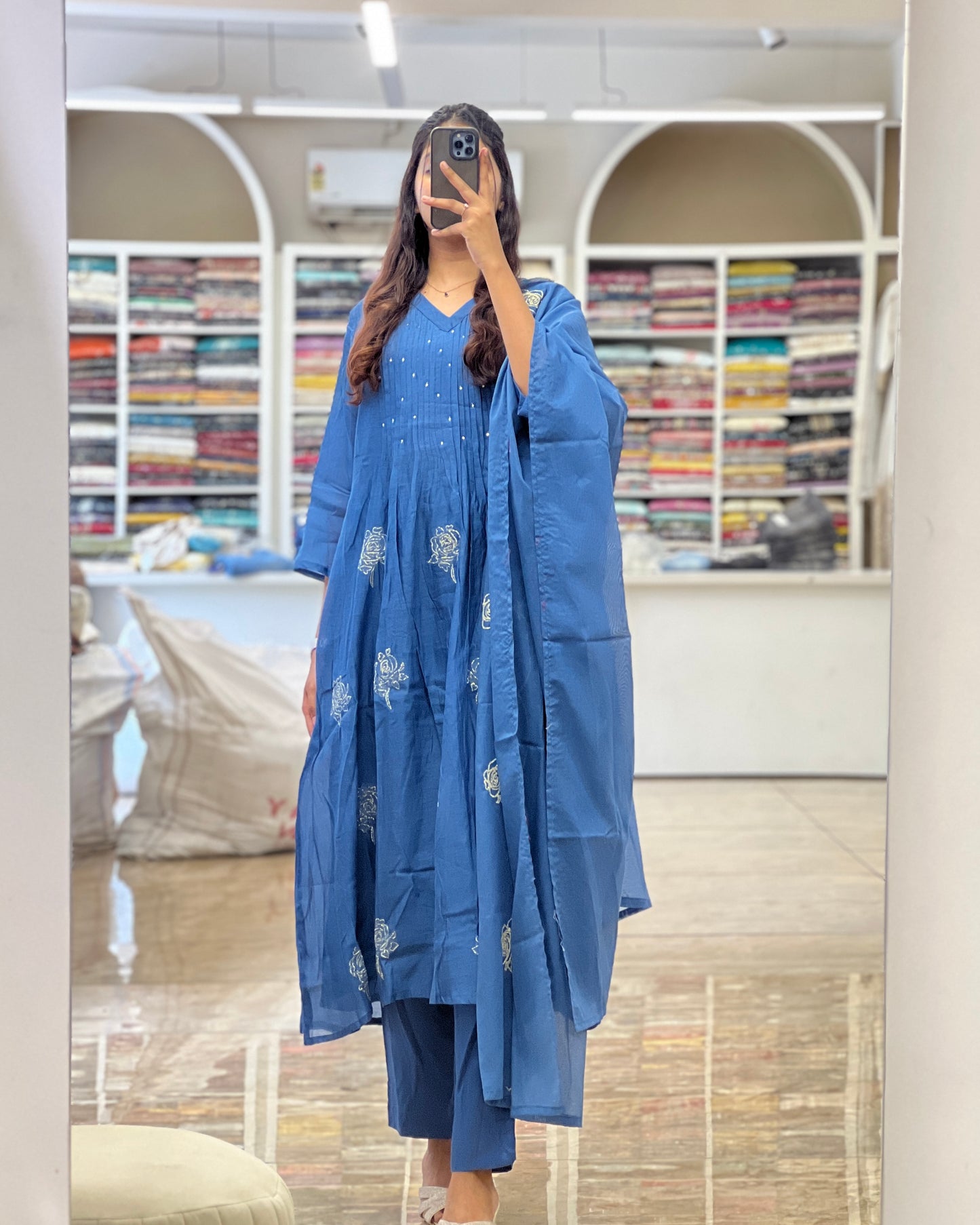Tela by ash women Anarkali salwar set