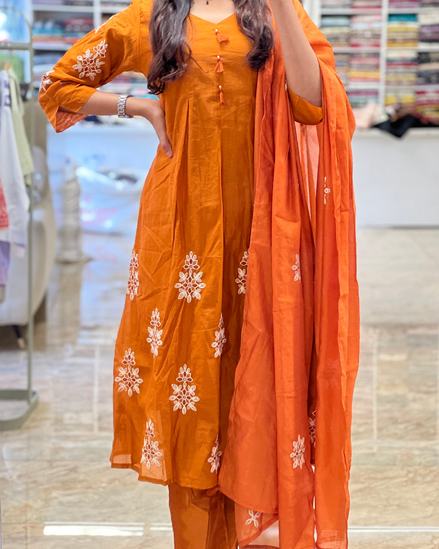 Tela by ash women mul chanderi