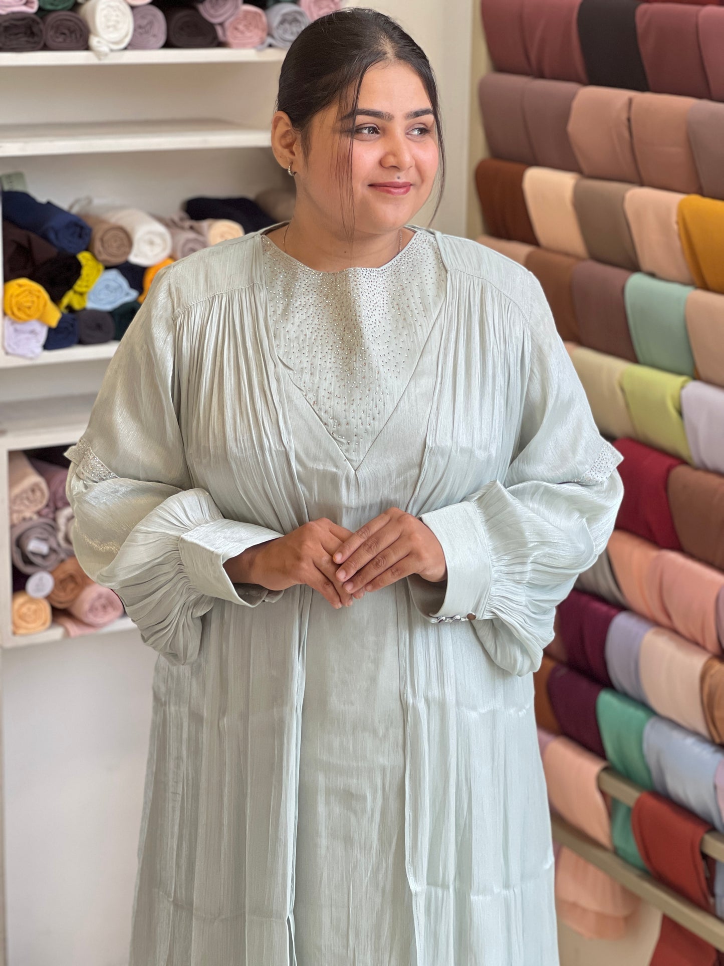 Plus size party wear gown