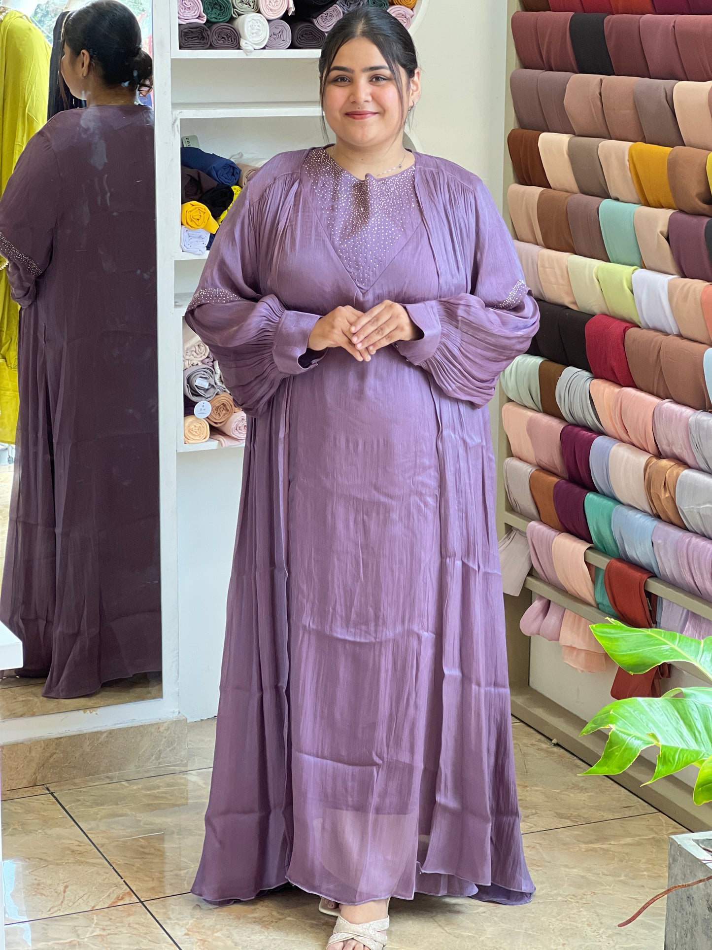 Plus size party wear gown