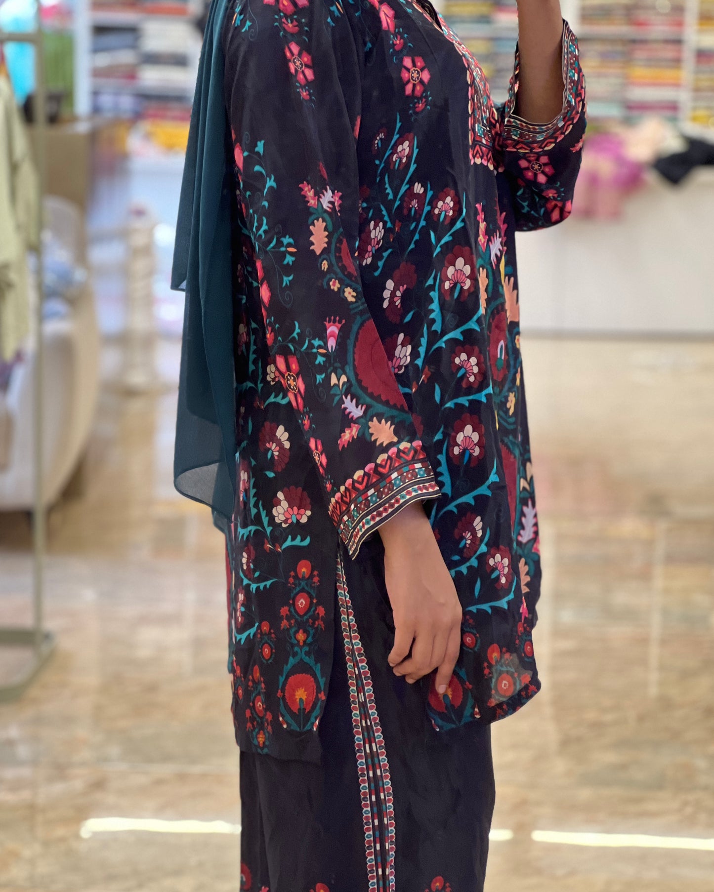 Tela by ash women printed imported co-ord set