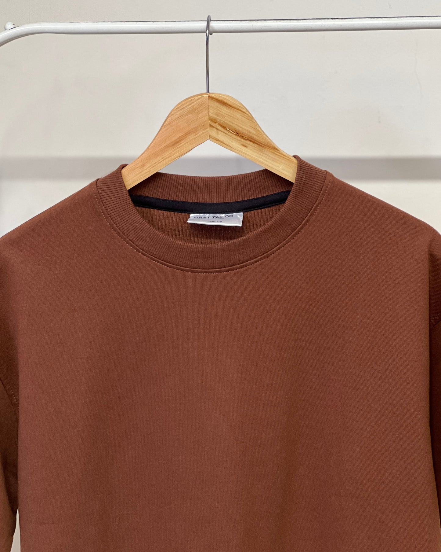 Tela by ash unisex brown five-sleeve T-shirt