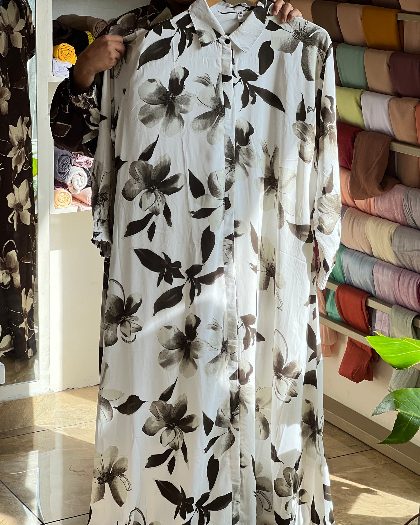 Floral gown dress