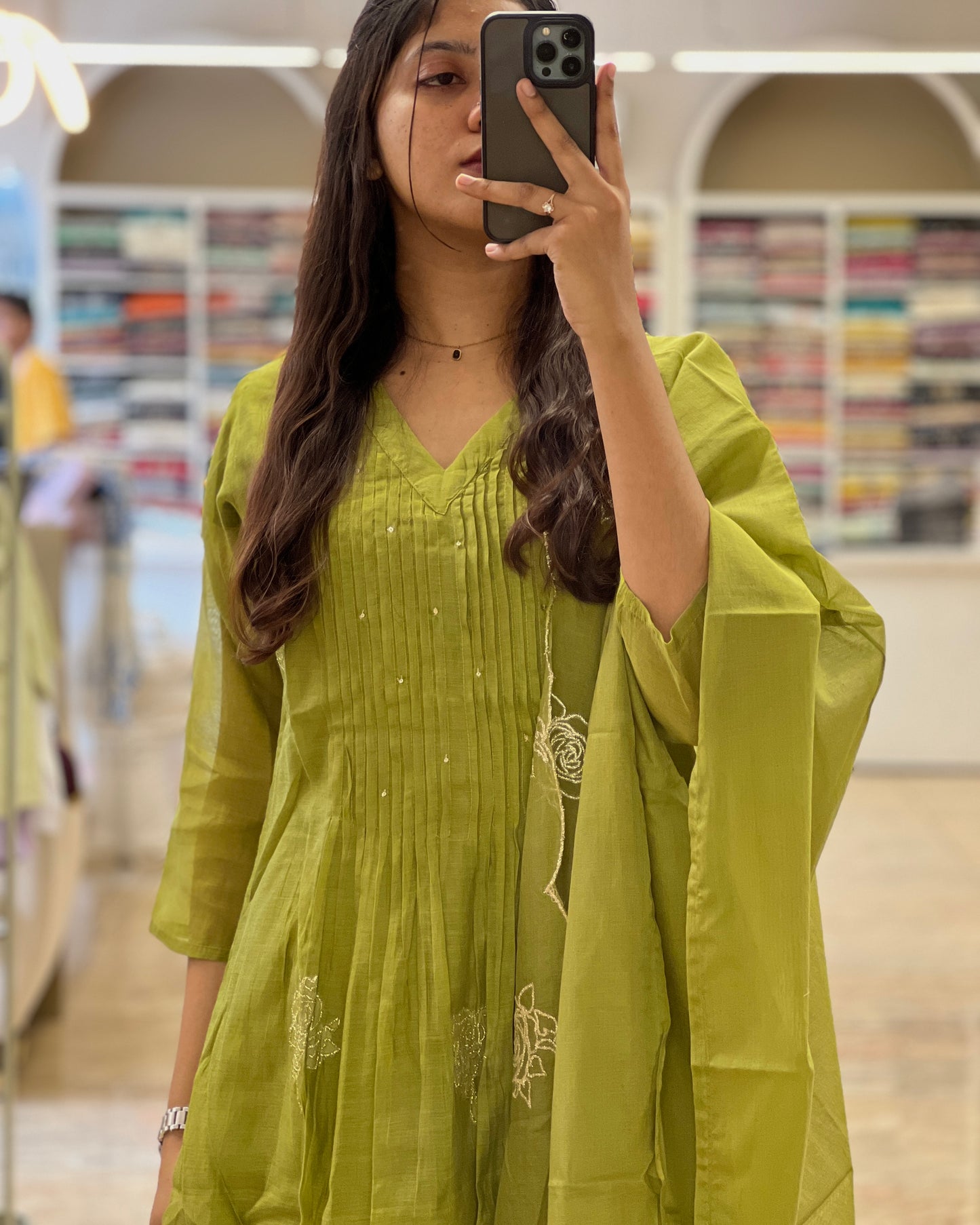 Tela by ash women Anarkali salwar set