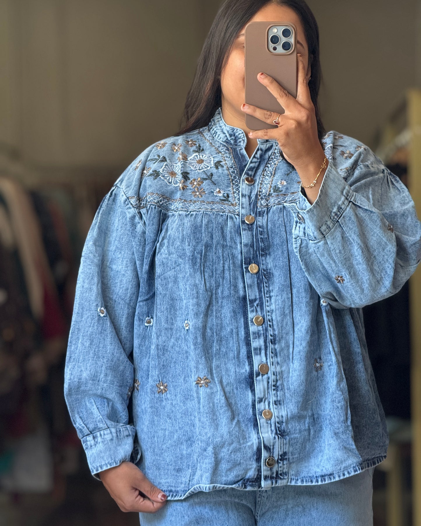 Denim cordset