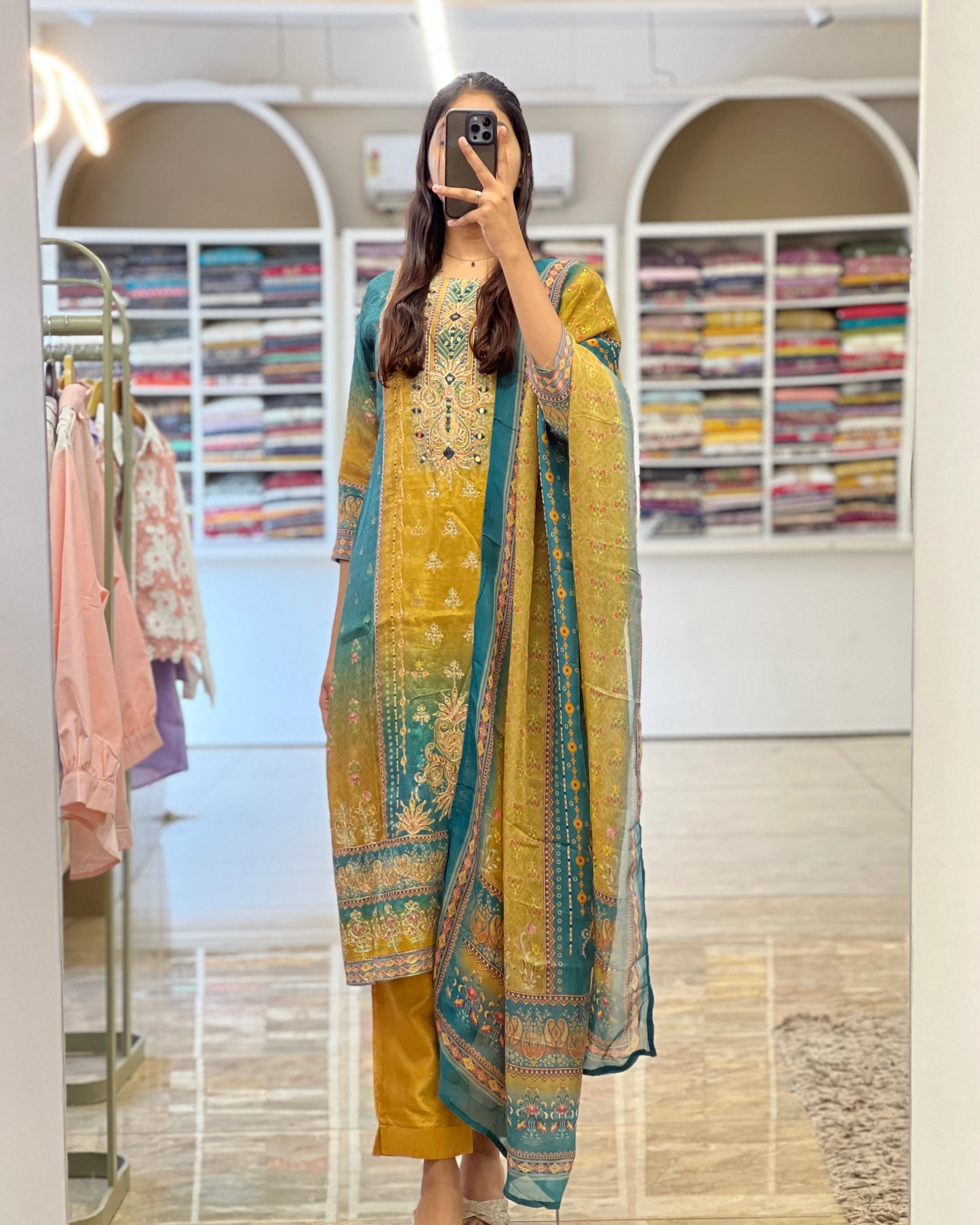 Tela by ash women muslin party wear salwar