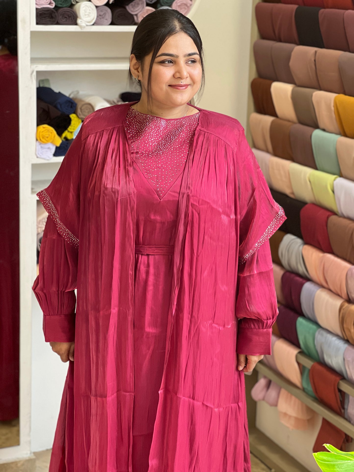 Plus size party wear gown